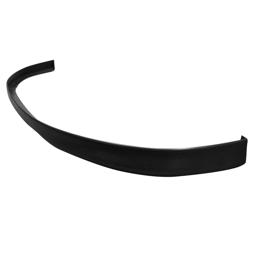 IKON MOTORSPORTS Black PU Front Bumper Lip Spoiler Splitter for 1999-2000 Honda Civic - Factory Style Car Body Kit Upgrade for Enhanced Aerodynamics & Sporty Look | Perfect for Street Racing & Car Shows