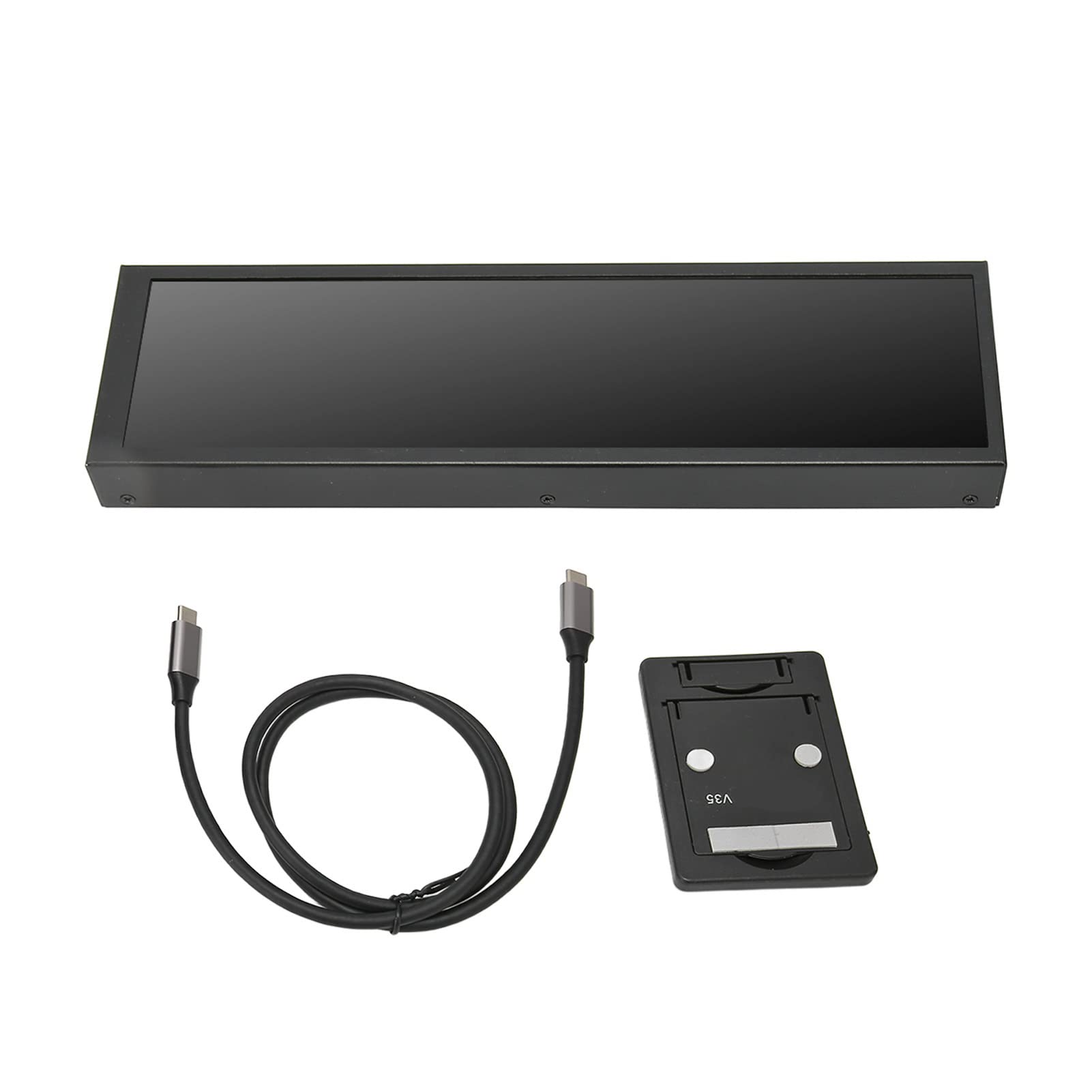 8.8 Inch Computer Temperature Monitor Metal IPS Case for Laptop & Notebook - AIDA64 Compatible Secondary Display Chassis for Single Board Computers (Black) | Perfect for PC Builds, Gaming Rigs & DIY Electronics Projects