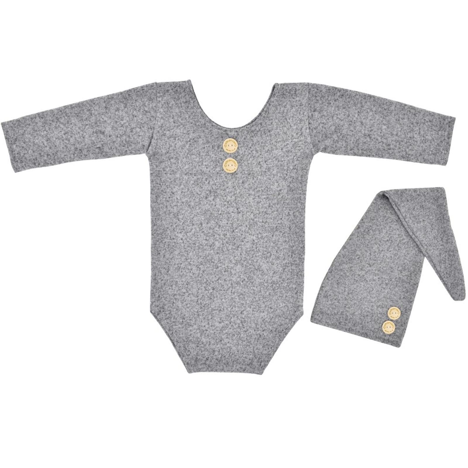 **Baby Boys & Girls Fall Clothes Set - Long Sleeve Bodysuit & Jumpsuit Outfits for Infants - Perfect for Autumn Playdates & Family Photos**