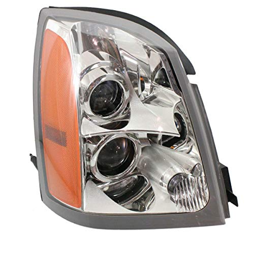 CAPA 04-09 SRX Right Passenger Side Halogen Headlight Assembly with Bulb - Replacement Headlamp for Improved Night Visibility & Safe Driving
