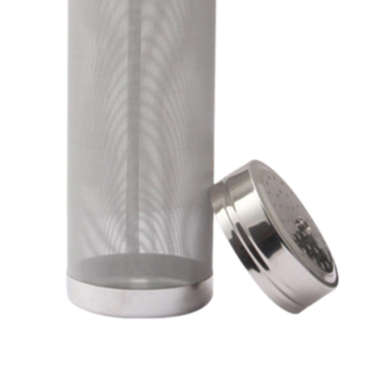 Premium Stainless Steel Beer Funnel with 300 Micron Filter - Dry Hopper Infuser & Strainer Basket for Home Brewing, Tea, Coffee, Juice, Honey and Milk - Perfect for Craft Beer Making, Cocktail Mixing & Kitchen Use