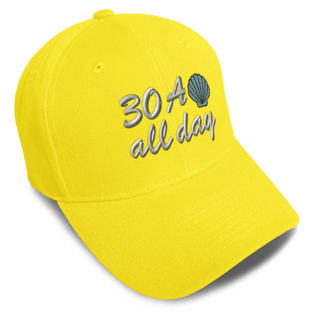 Custom Baseball Cap 30A - Premium Acrylic Dad Hats for Men & Women - Adjustable Snapback Unisex Hat for Everyday Wear, Outdoor Sports & Casual Fashion