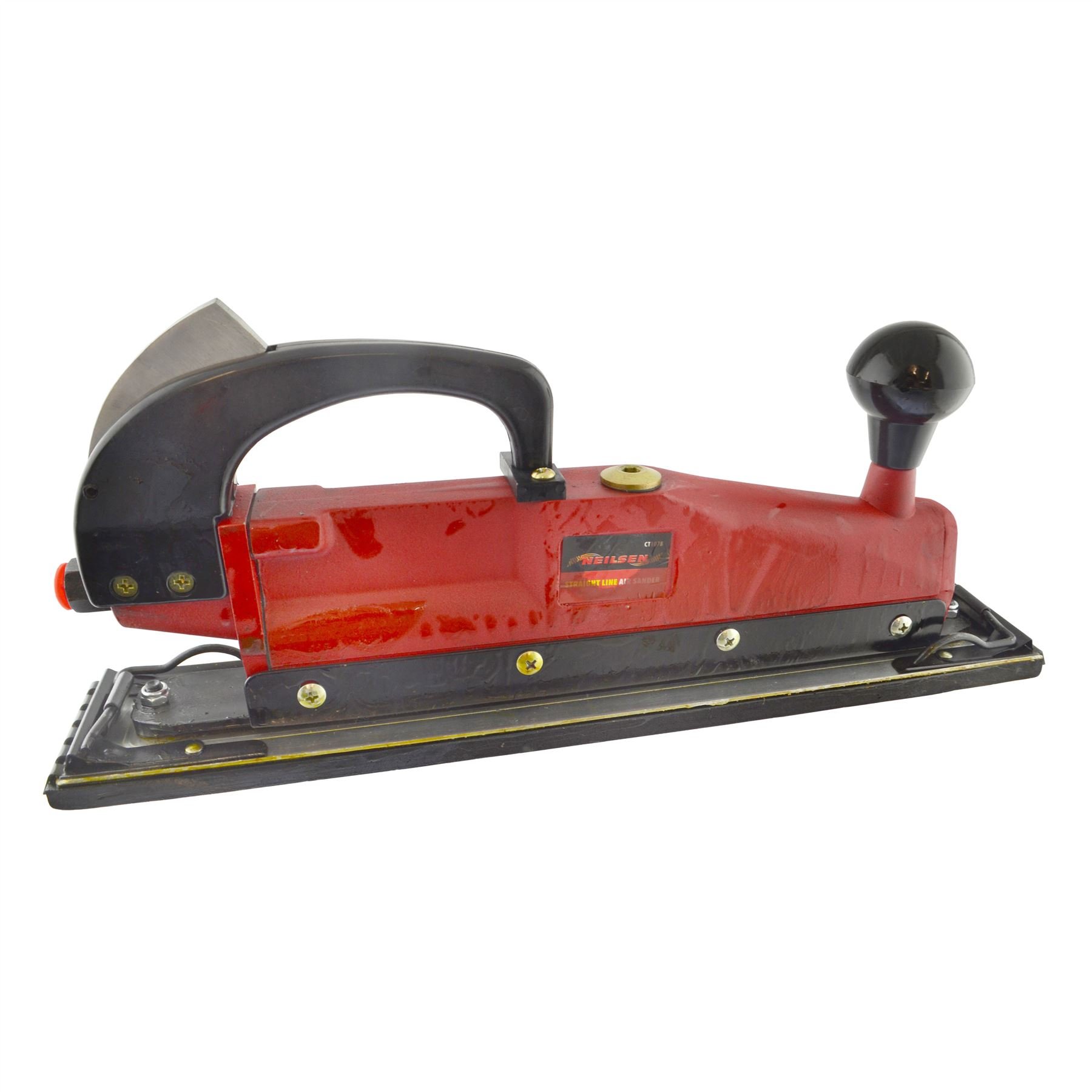 Dual Piston Straight Line Air Sander - 2500 RPM Flat Bed for Auto Body Repair (AN127) | Perfect for Car Dent Removal & Surface Smoothing
