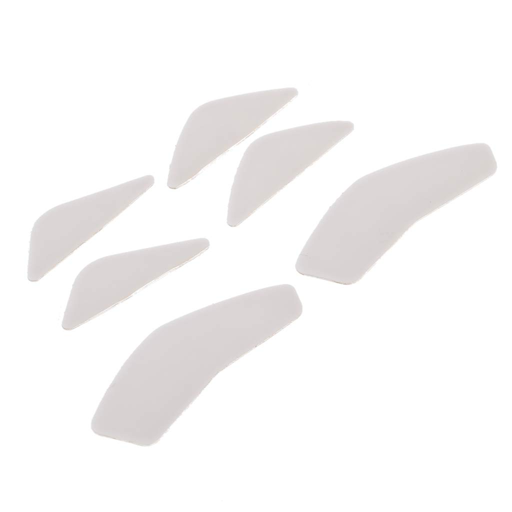 Tiger Gaming Mouse Feet Skates - 2 Sets/Pack, White Teflon Glides with Curve Edge for SteelSeries Rival 600 Wired Gaming Mouse | Smooth Tracking & Enhanced Control for FPS, MOBA & Esports Gaming