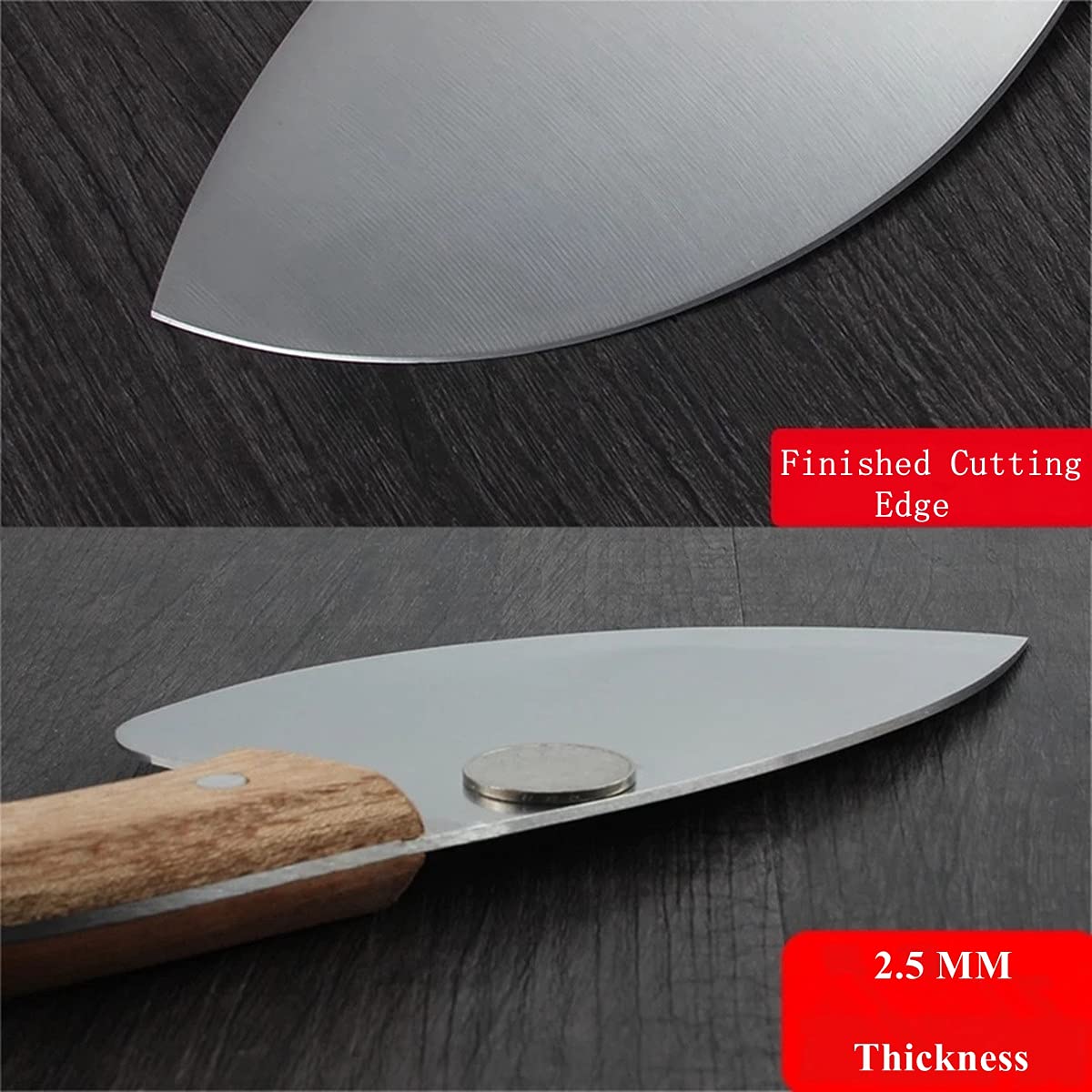 Professional Fish Knife Set - Sharp Stainless Steel Seafood & Meat Cleaver for Kitchen, Sushi, Filleting - Perfect for Home Chefs & Commercial Use