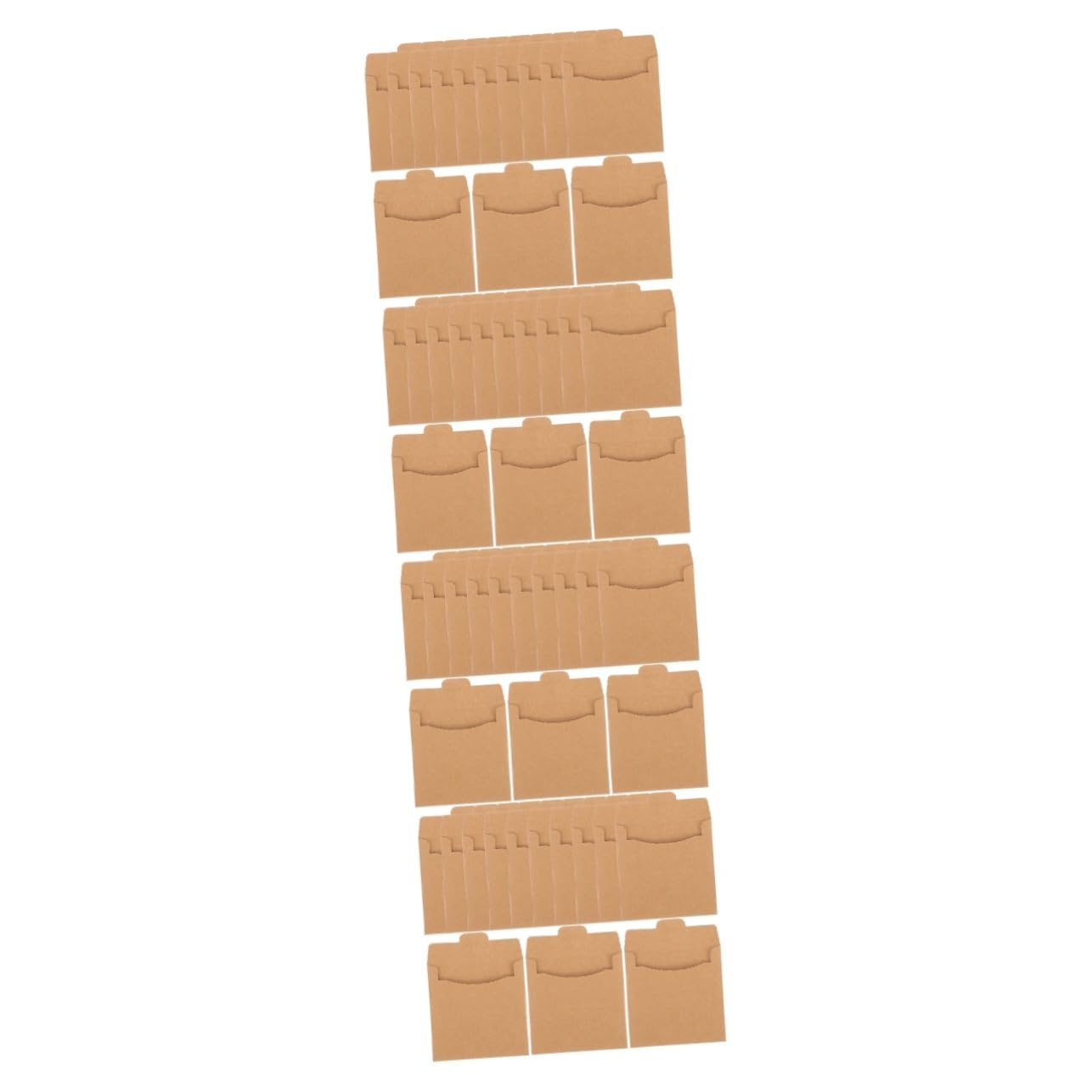 UKCOCO 200-Pack CD/DVD Storage Sleeves - Eco-Friendly Kraft Paper Envelopes with White Glue for Music, Movies & Data Disc Protection | Perfect for Home Organization, Media Storage & Vintage Collections