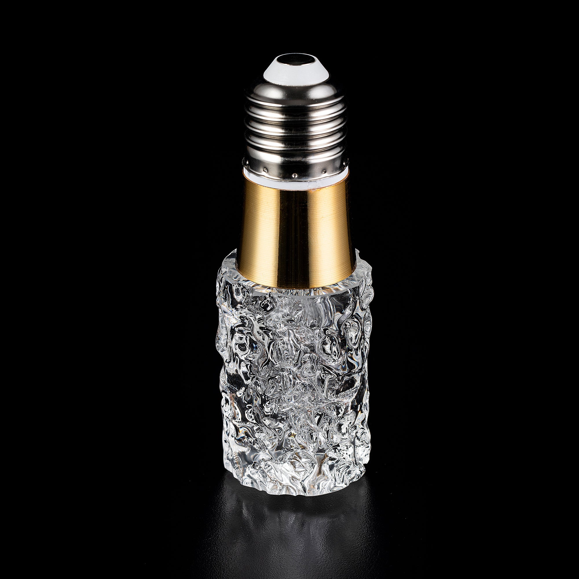 RIPPLE CYLINDER Crystal LED Light Bulb - Small Size, Energy Efficient Decorative Lighting for Home, Party & Wedding Decor