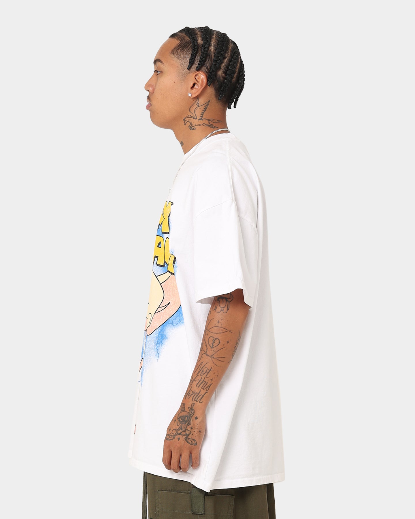 Pinky & The Brain Vintage T-Shirt - Cartoon Network Heavyweight White Tee - American Thrift Style for Casual Wear & Fan Gifts