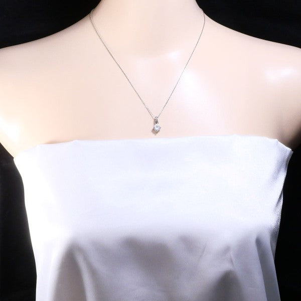 18K White Gold White Topaz Necklace for Women - Elegant Birthstone Jewelry Gift for Anniversary, Valentine's Day & Special Occasions
