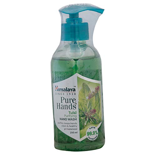 Himalaya Pure Hands Purifying Hand Wash with Tulsi - 250ml | Natural Antibacterial Hand Soap for Daily Hygiene & Skin Care
