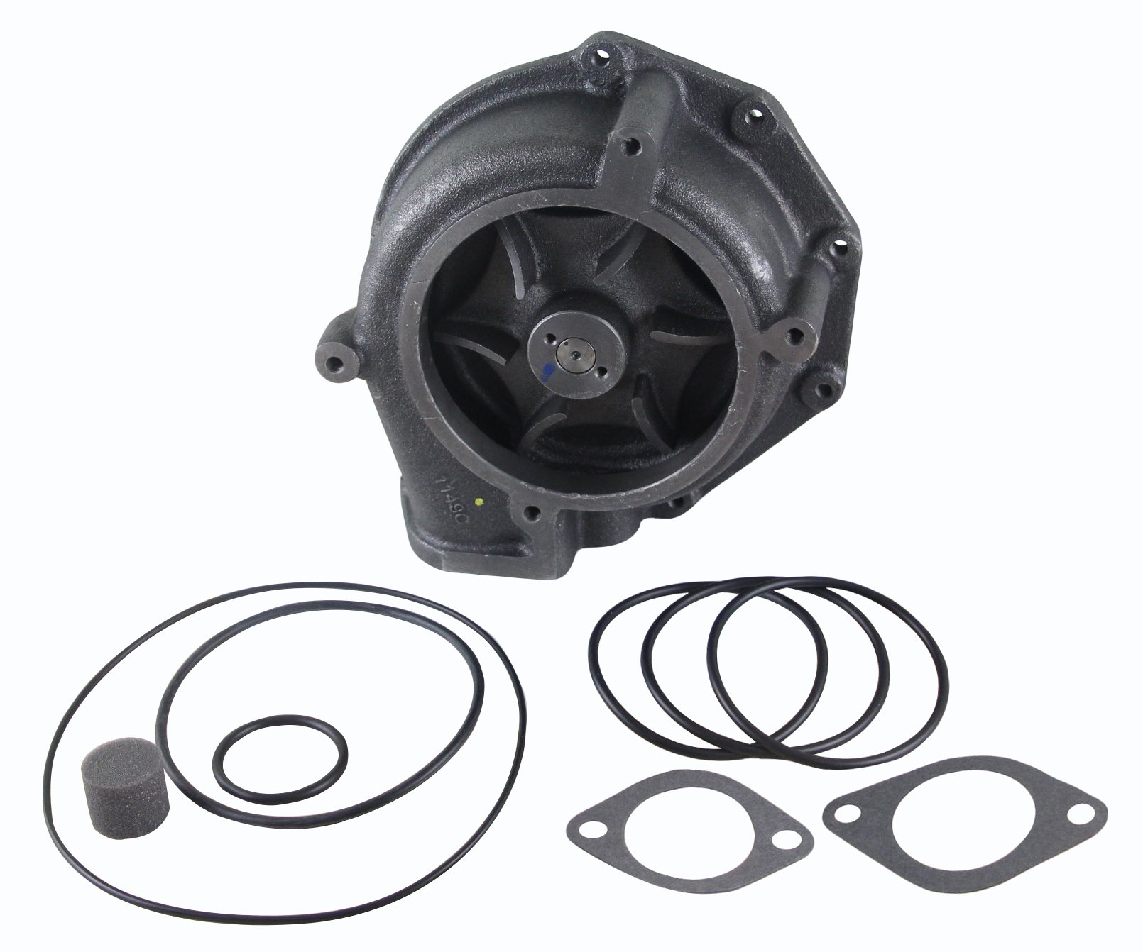 RAREELECTRICAL New Water Pump Compatible with Caterpillar Engines 3306 3406 SR4 G3406 - Replacement for 0R-8217, 135-4926, 7C-4957, 10R-0482, 7W-7019 | Heavy Duty Engine Cooling System Part for Construction & Industrial Equipment