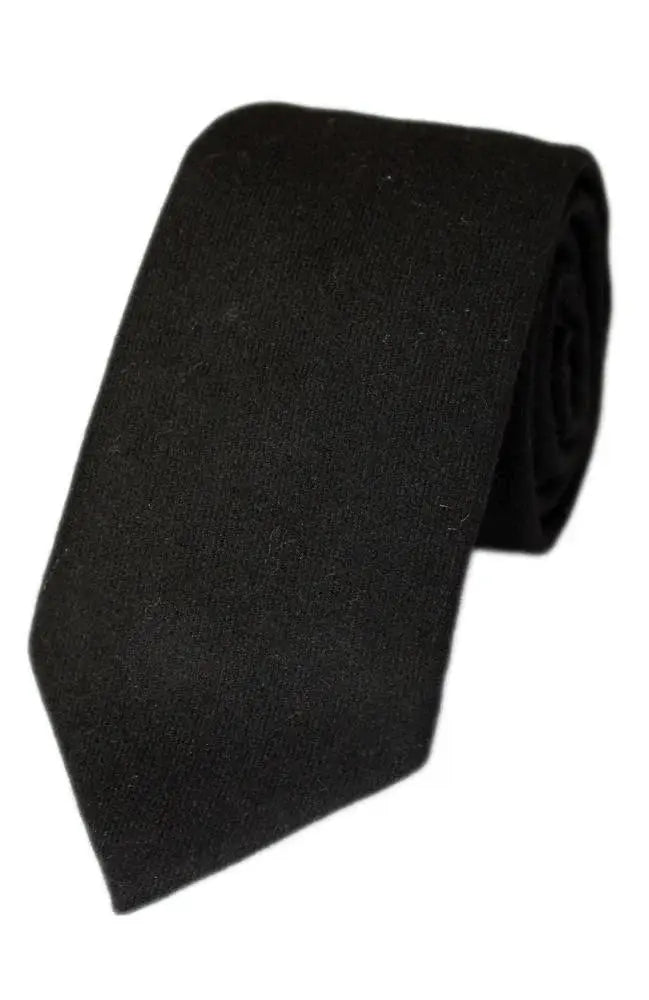 LA Smith Plain Country Ties for Men - Classic Cotton Neckties for Casual & Western Wear - Perfect for Weddings, Rodeos & Country Music Events