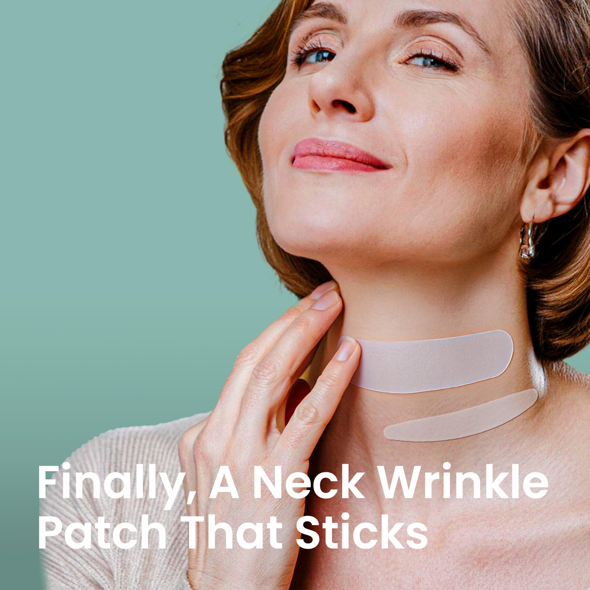 Retinol Neck Wrinkle Patches 36ct - Firming Overnight Strips for Women | Korean Skincare for Chin & Neck Lines