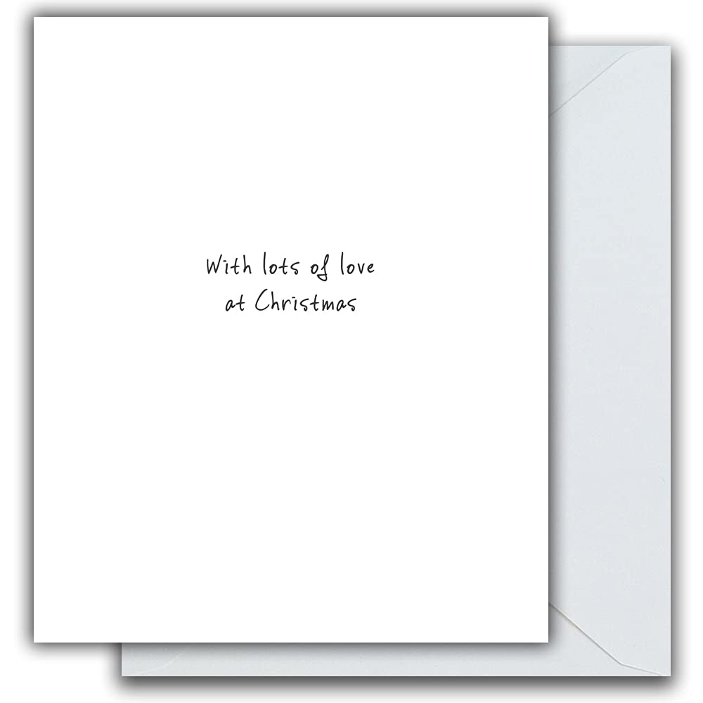 Heartfelt Granddaughter Christmas Card - Elegant Holiday Greeting Card for Granddaughters - Perfect for Family Christmas Wishes & Holiday Gifts - Use for Christmas Tree Decor, Stocking Stuffers or Sentimental Keepsakes