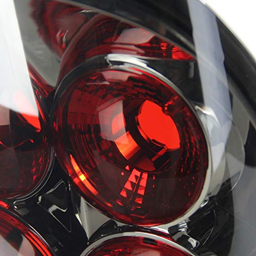 Spec-D Tuning Smoke Lens Tail Lights for 2005-2008 Toyota Tacoma - Left & Right Pair Assembly - Upgrade Your Truck's Style & Night Visibility