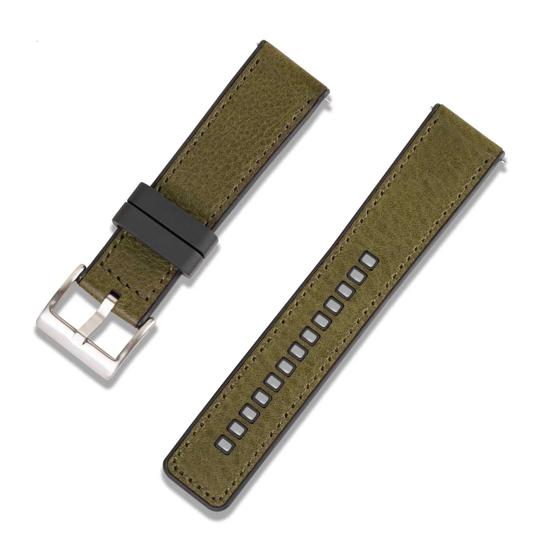 Crafter Blue UL03 Straight End Hybrid FKM Rubber Watch Band - 20mm & 22mm Replacement Strap for Durable & Comfortable Wristwear - Perfect for Diving, Swimming & Outdoor Activities