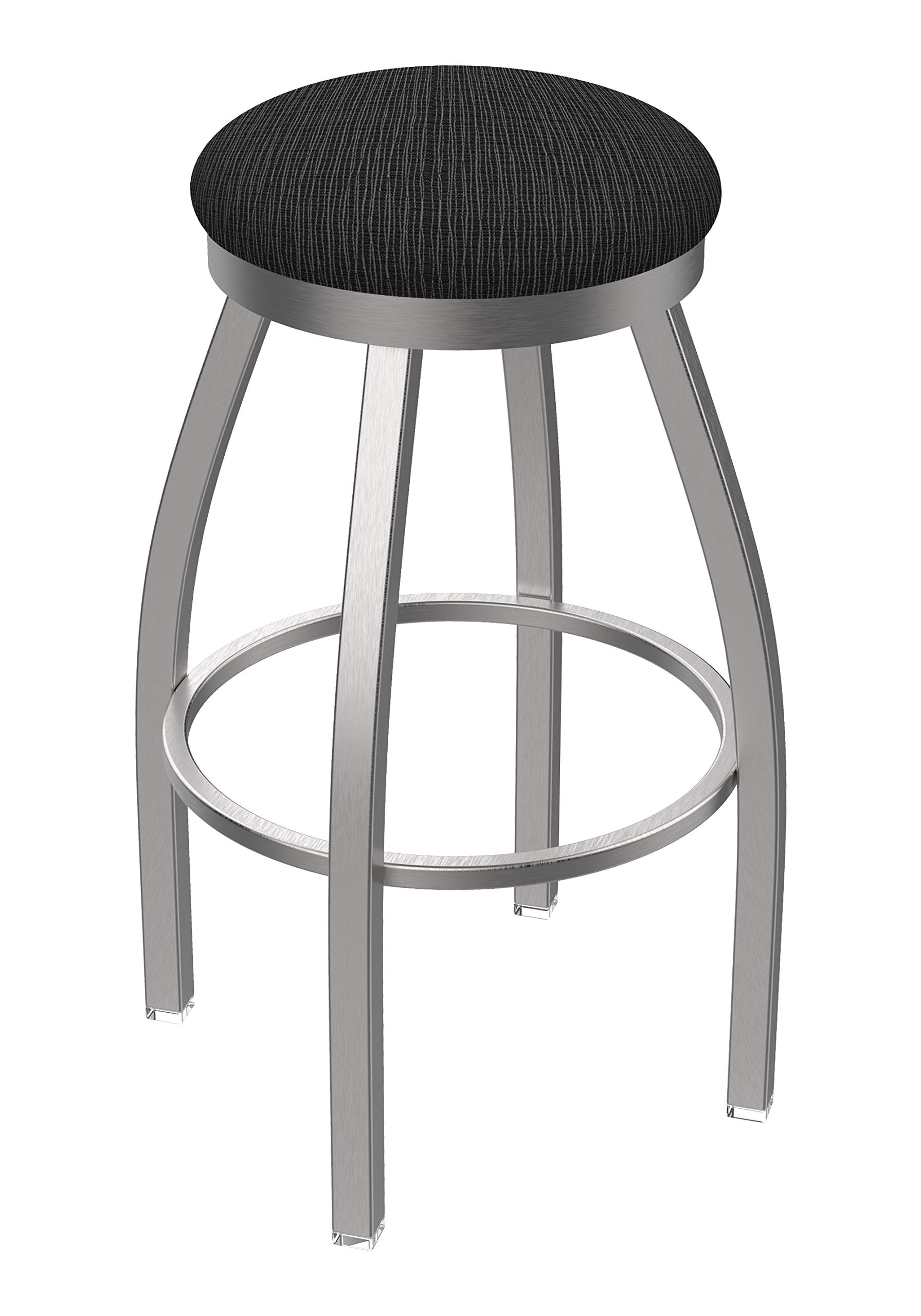 Holland Bar Stool Co. 802 Misha Bar Stool - 30 Inch Height, Graphite Coal Finish - Modern Kitchen Island & Home Bar Seating