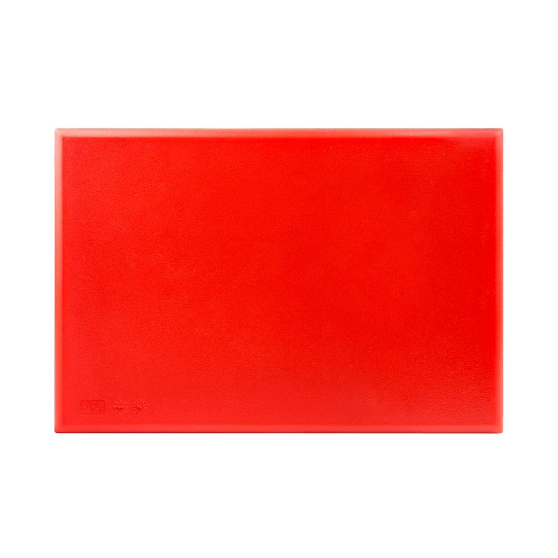 Premium Extra Thick High Density Red Plastic Cutting Board for Raw Meat - 45x30cm (18
