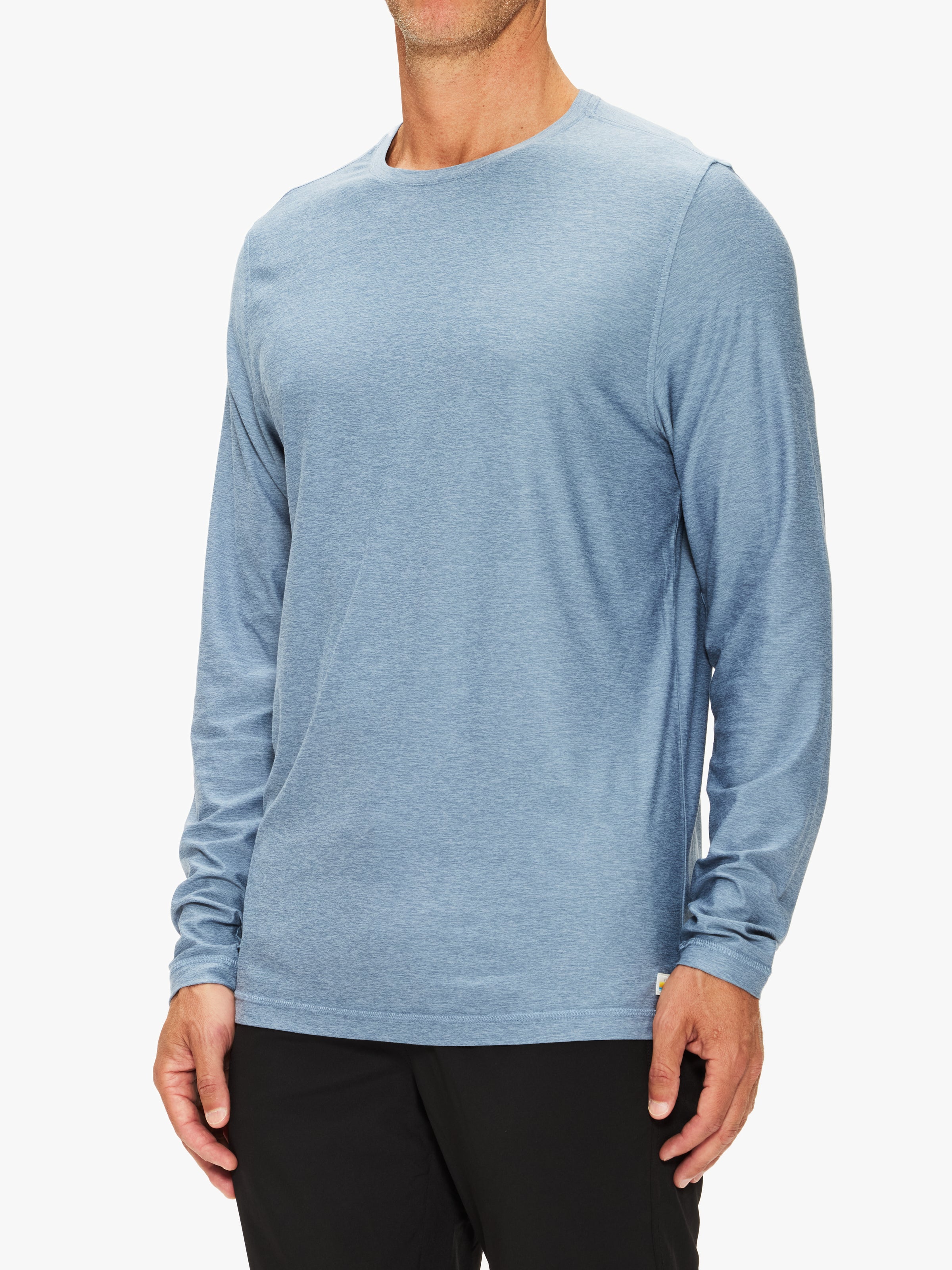 Vuori Men's Strato Tech Long Sleeve Performance Shirt - Moisture Wicking & Breathable Activewear for Running, Hiking & Gym Workouts