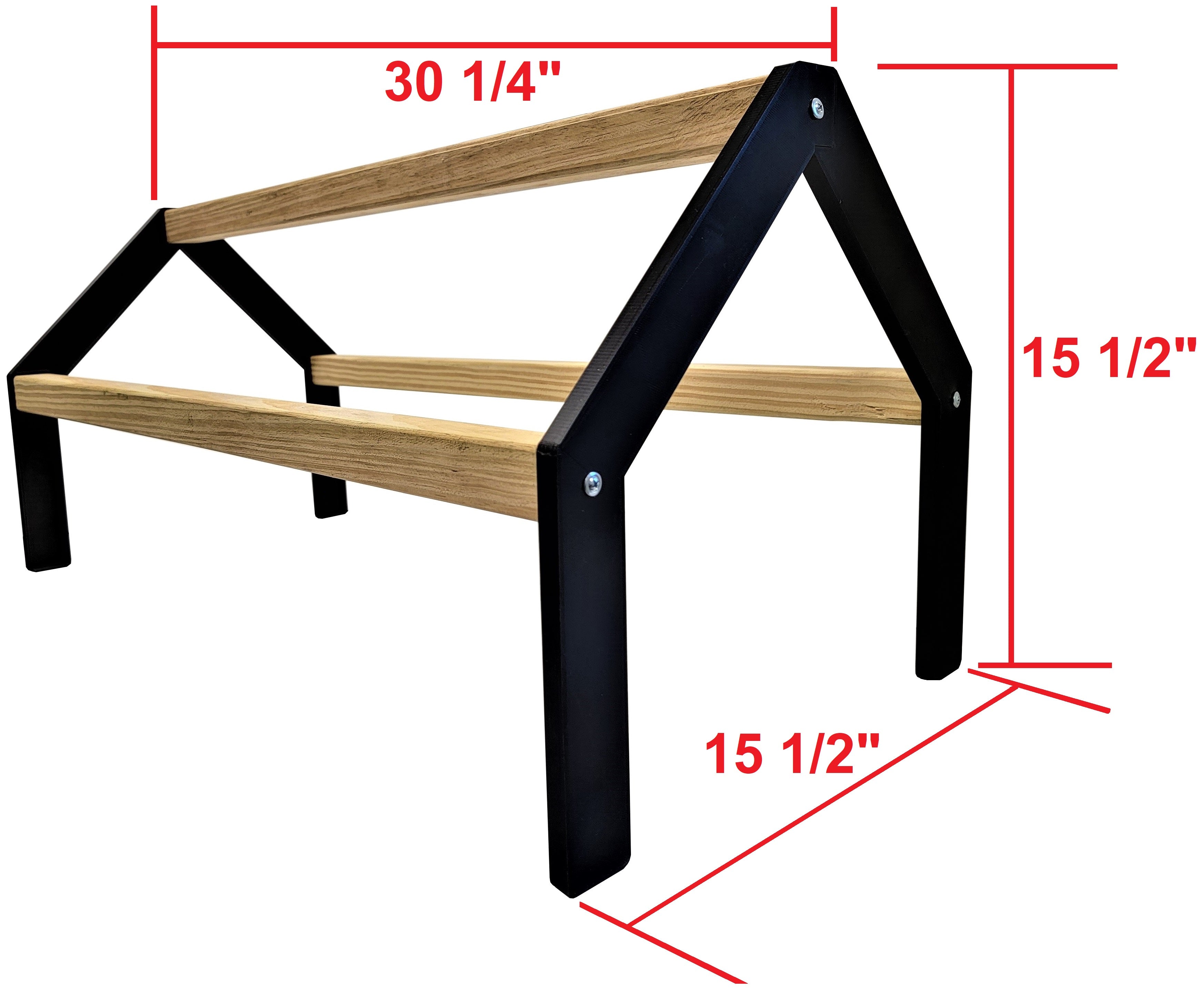 30 Inch Long 3 Bar Chicken Perch for Coops - Sturdy Roosting Pole for Growing & Adult Hens - Perfect for Poultry Farms, Backyard Chicken Coops, and Bird Cages