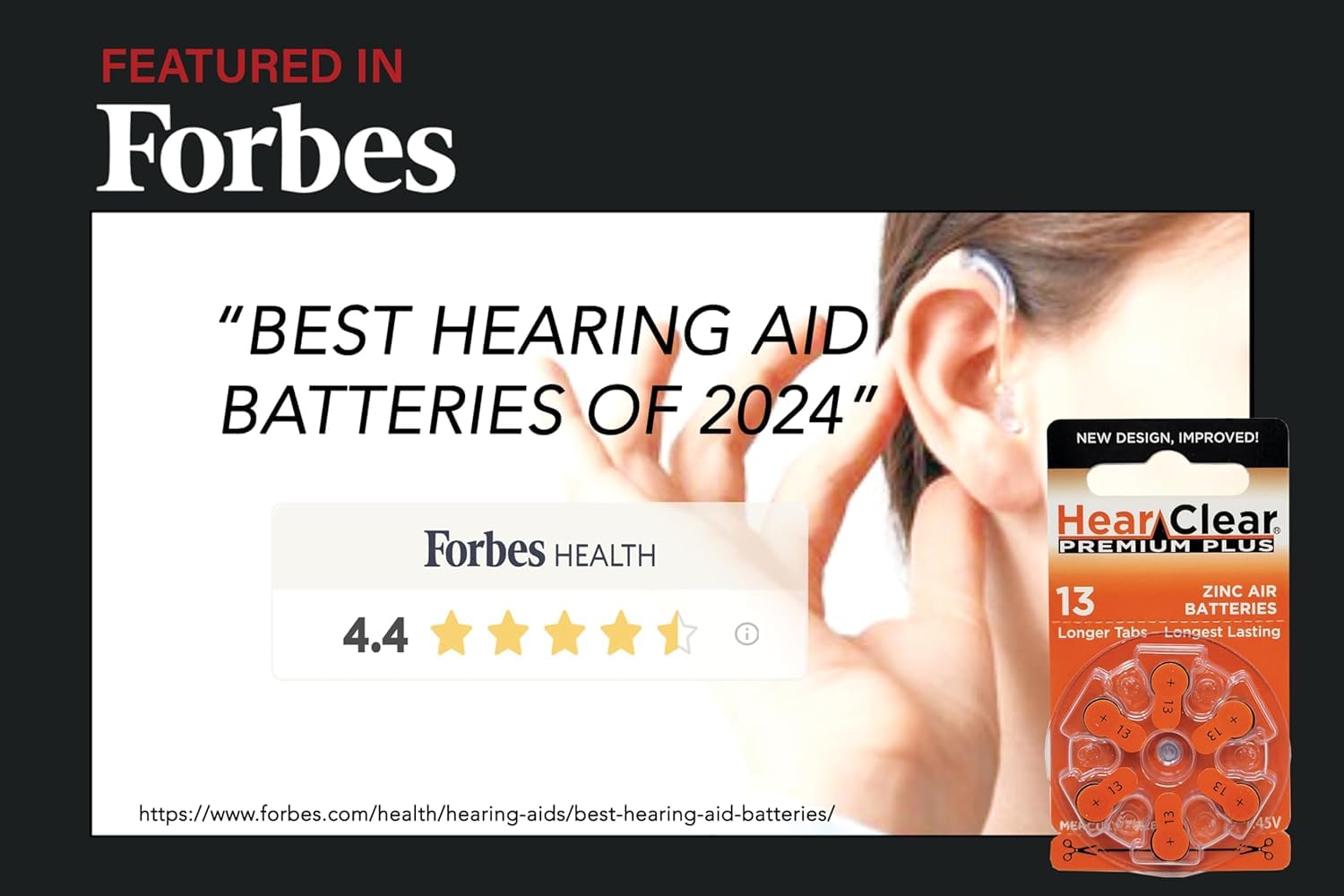 PR48 Size 13 Hearing Aid Batteries 1.45V - 60 Pack Orange Tab Zinc Air Batteries + Bonus 8 Varta Batteries - Long Lasting Power for Hearing Devices, Perfect for Seniors & Daily Use