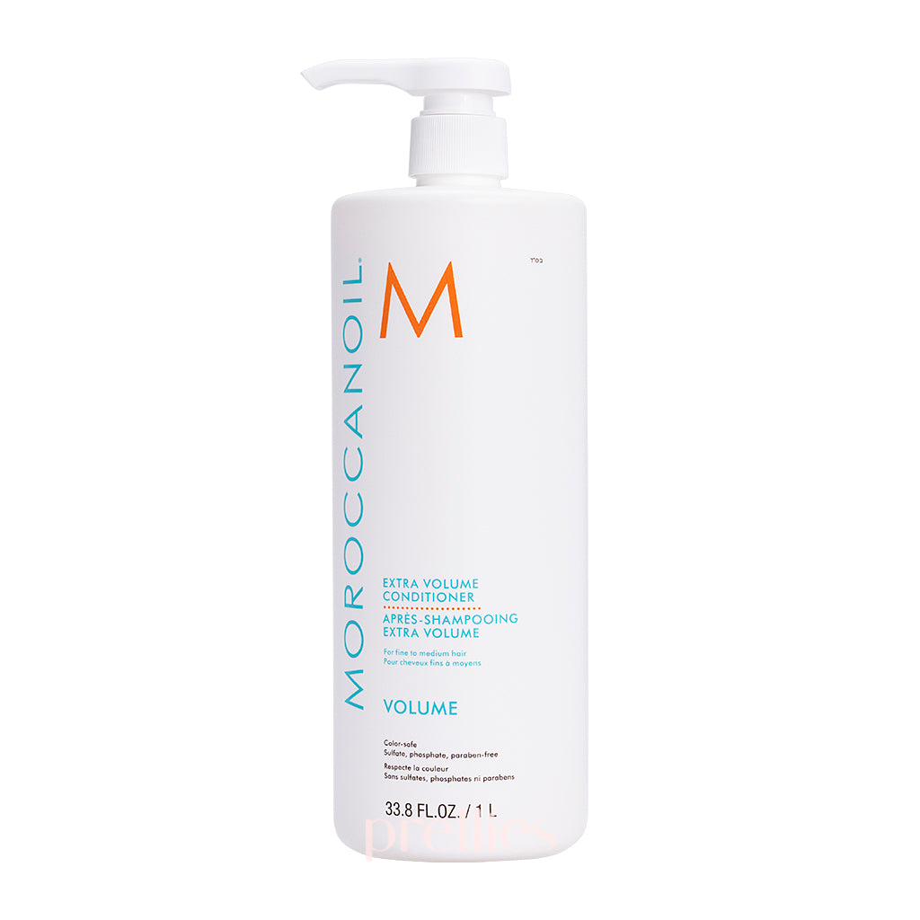 Moroccanoil Extra Volume Conditioner 1000ml - Hydrating & Volumizing Hair Treatment for Thick, Full Hair - Salon Quality Hair Care for Daily Use & Styling