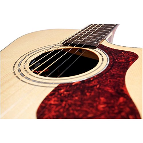 Guild OM-140CE Acoustic-Electric Guitar with Cutaway - Natural Finish | Perfect for Live Performances & Studio Recording