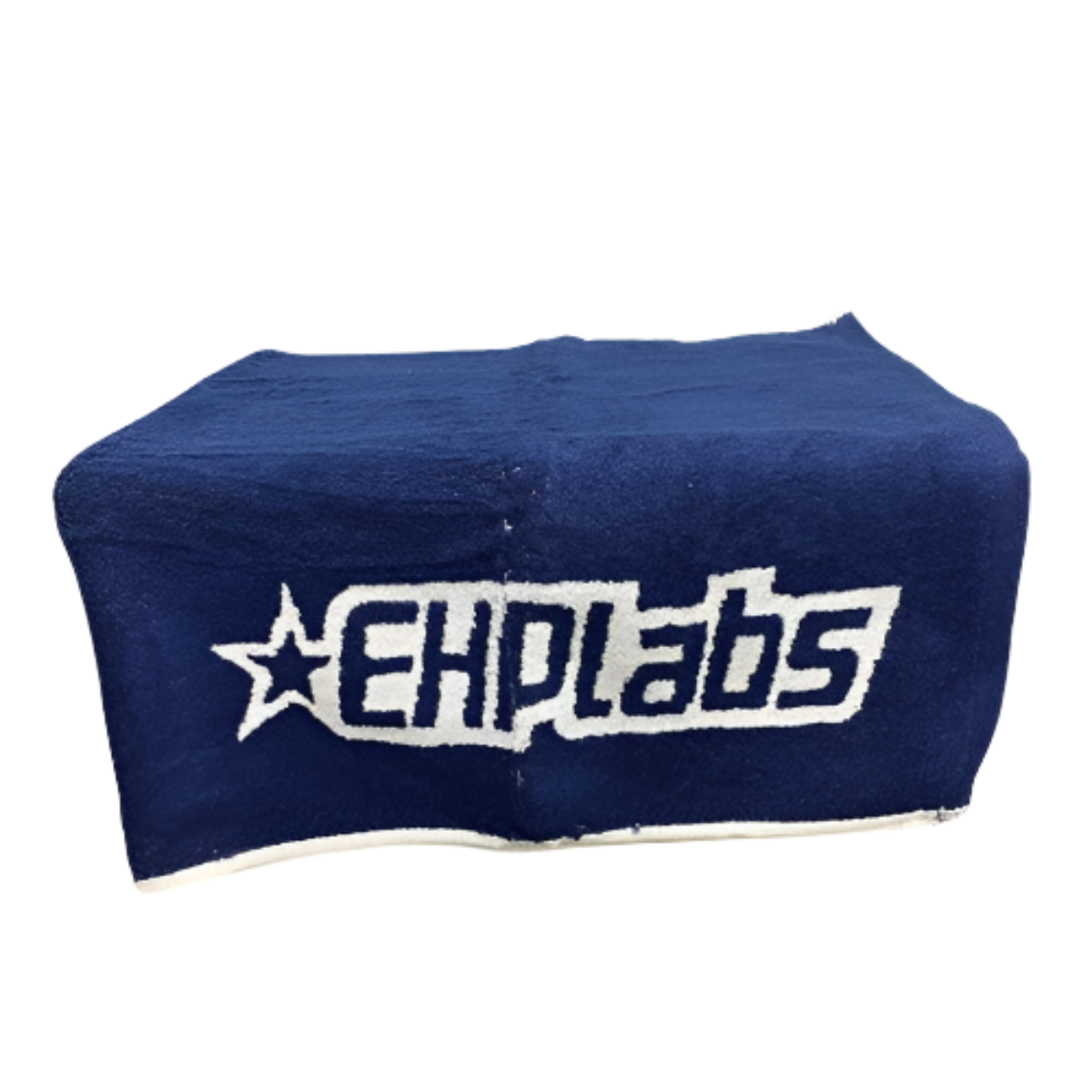 EHPlabs Navy Gym Towel - 100% Cotton, Ultra Absorbent & Lightweight Workout Towel for Gym, Yoga, Running & Sports - Quick Dry & Soft Fitness Towel