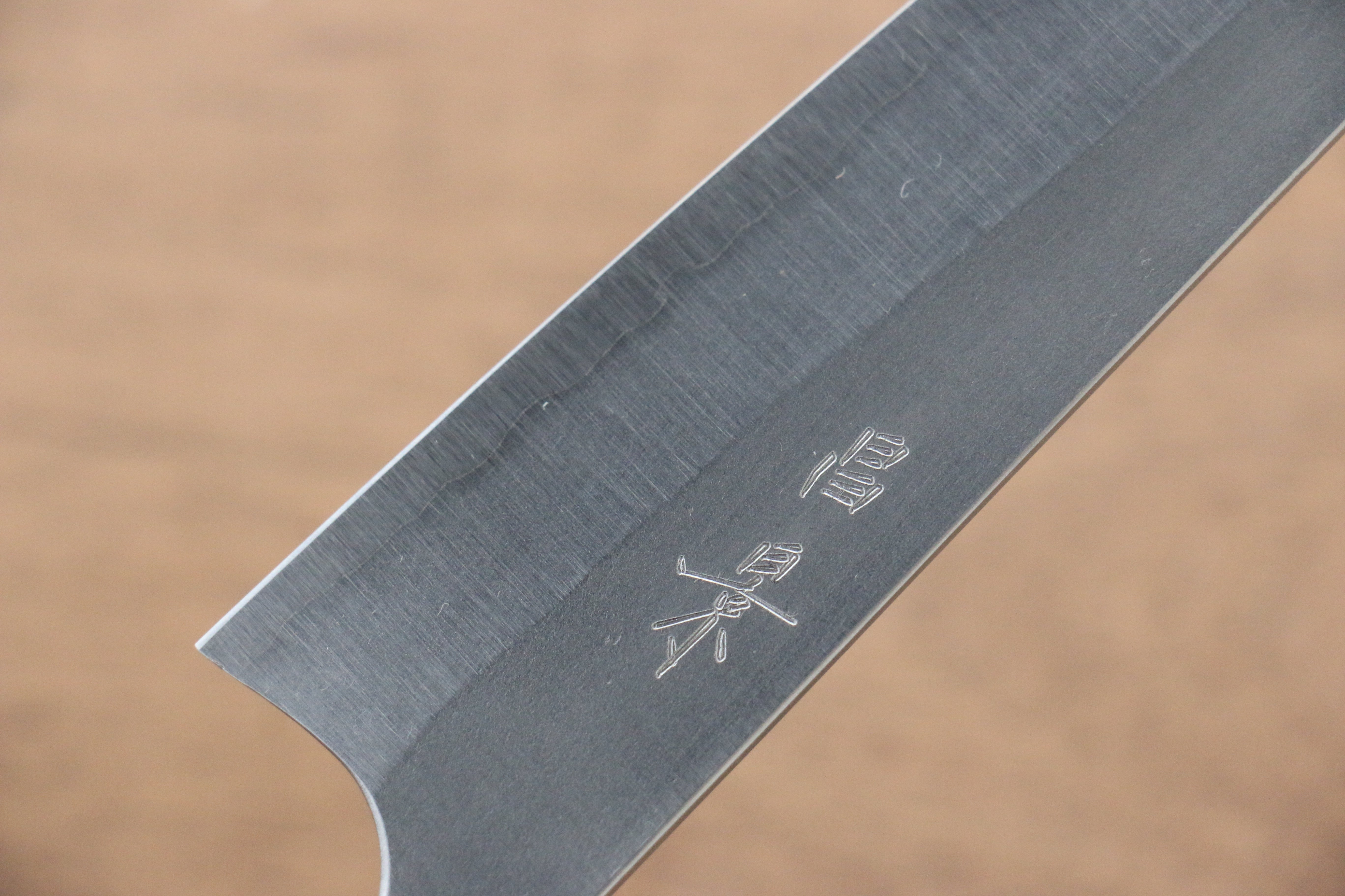 Masakage Yuki White Steel No.2 Nashiji Small Bunka Knife 130mm with Magnolia Handle - Japanese Chef Knife for Precision Slicing, Dicing & Vegetable Prep
