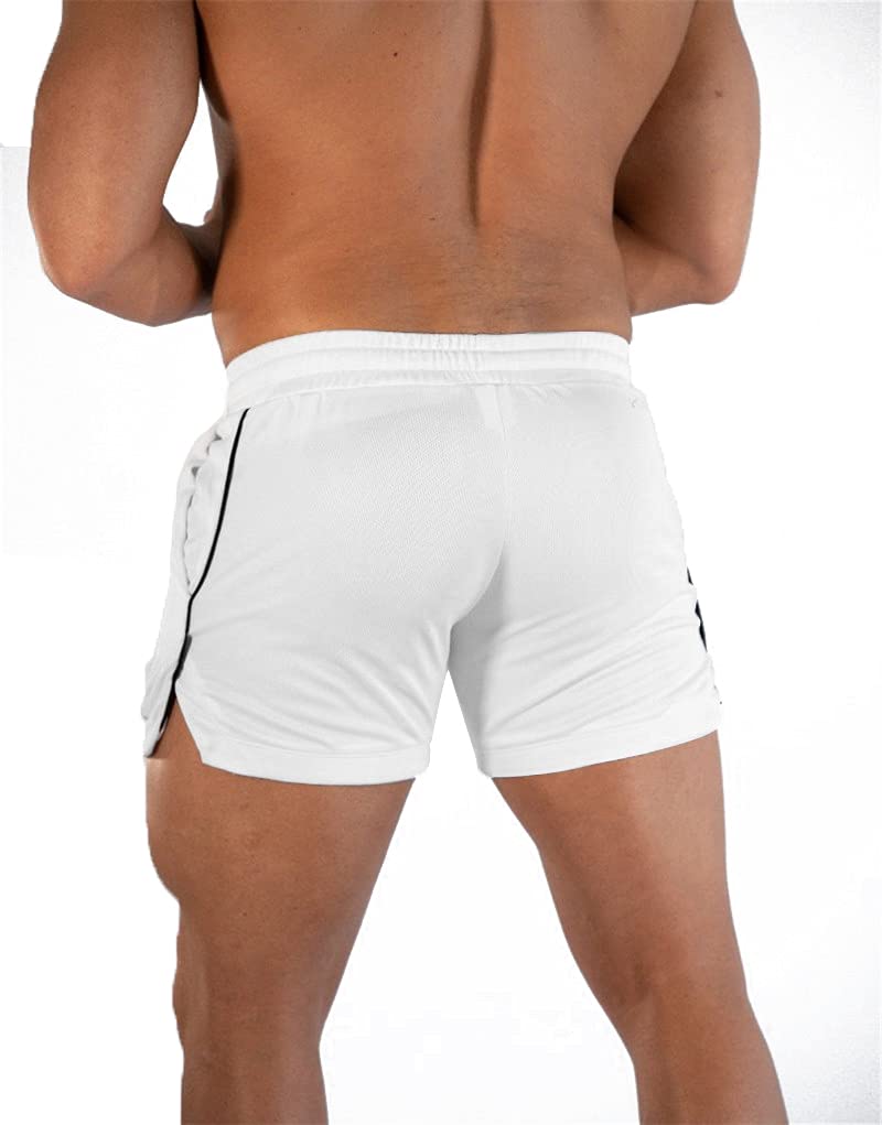 EVERWORTH Men's 5-Inch Athletic Shorts - Gym Workout, Running, Bodybuilding & Casual Wear - Lightweight & Breathable for Sports & Everyday Use