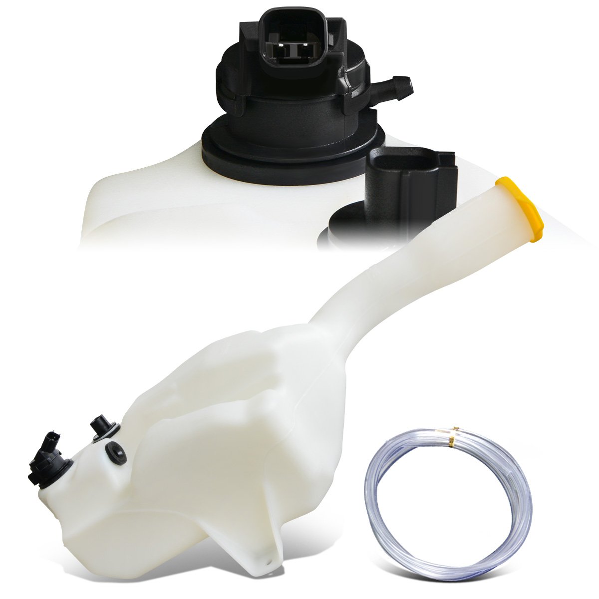 2006-2008 Chrysler 300 Windshield Washer Reservoir Tank with Level Sensor & Fluid Pump - Replacement Part for Windshield Cleaning System