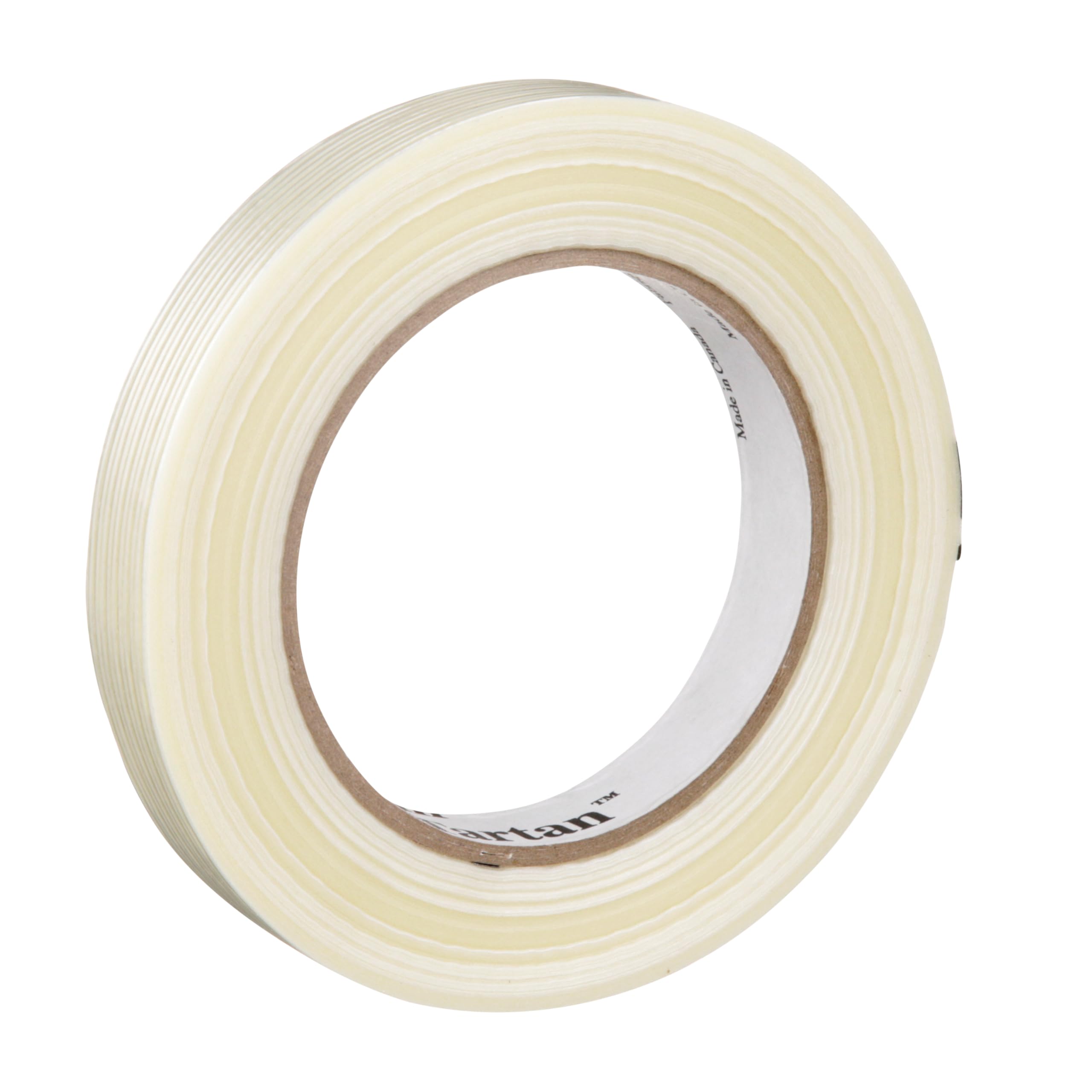 3M Tartan Filament Tape 8934 - Clear Heavy Duty Packaging Tape, 18mm x 55m (4 Mil Thick), 48 Rolls/Case - Ideal for Shipping Boxes, Moving & Industrial Packaging