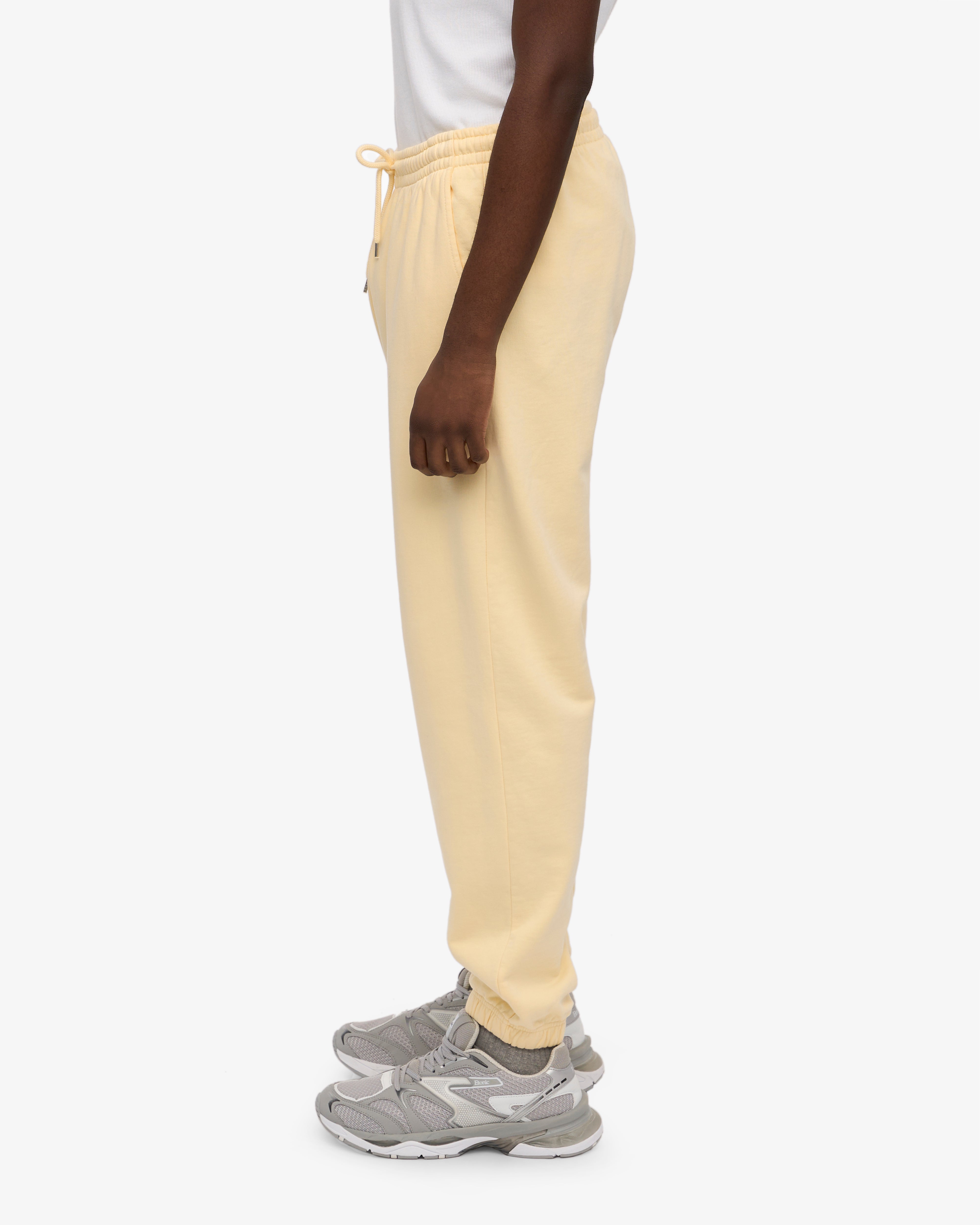 Organic Cotton Sweatpants for Women - Soft Yellow Lounge Pants | Comfortable Casual Wear for Home, Yoga & Relaxation