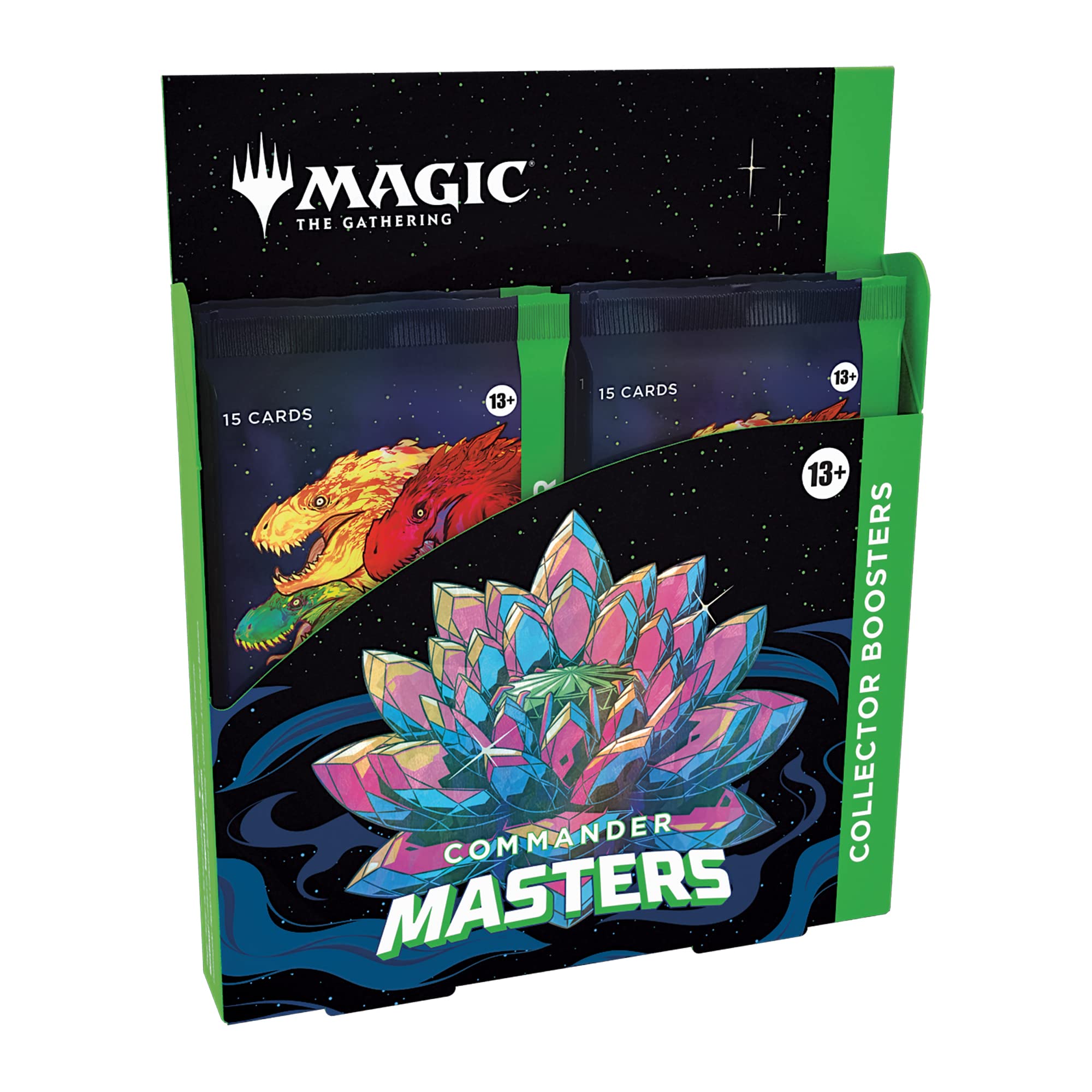 Magic: The Gathering Commander Masters Collector Booster Box - 4 Packs (60 Cards) | Multi-Color MTG Cards for Commander Deck Building | Perfect for Game Nights, Tournaments & Collectors