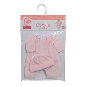 Soft Pink Pyjamas for 30cm Baby Dolls - Comfortable Sleepwear for Doll Dress Up & Collectible Display - Perfect for Nursery Decor, Gift Giving & Playtime Scenes