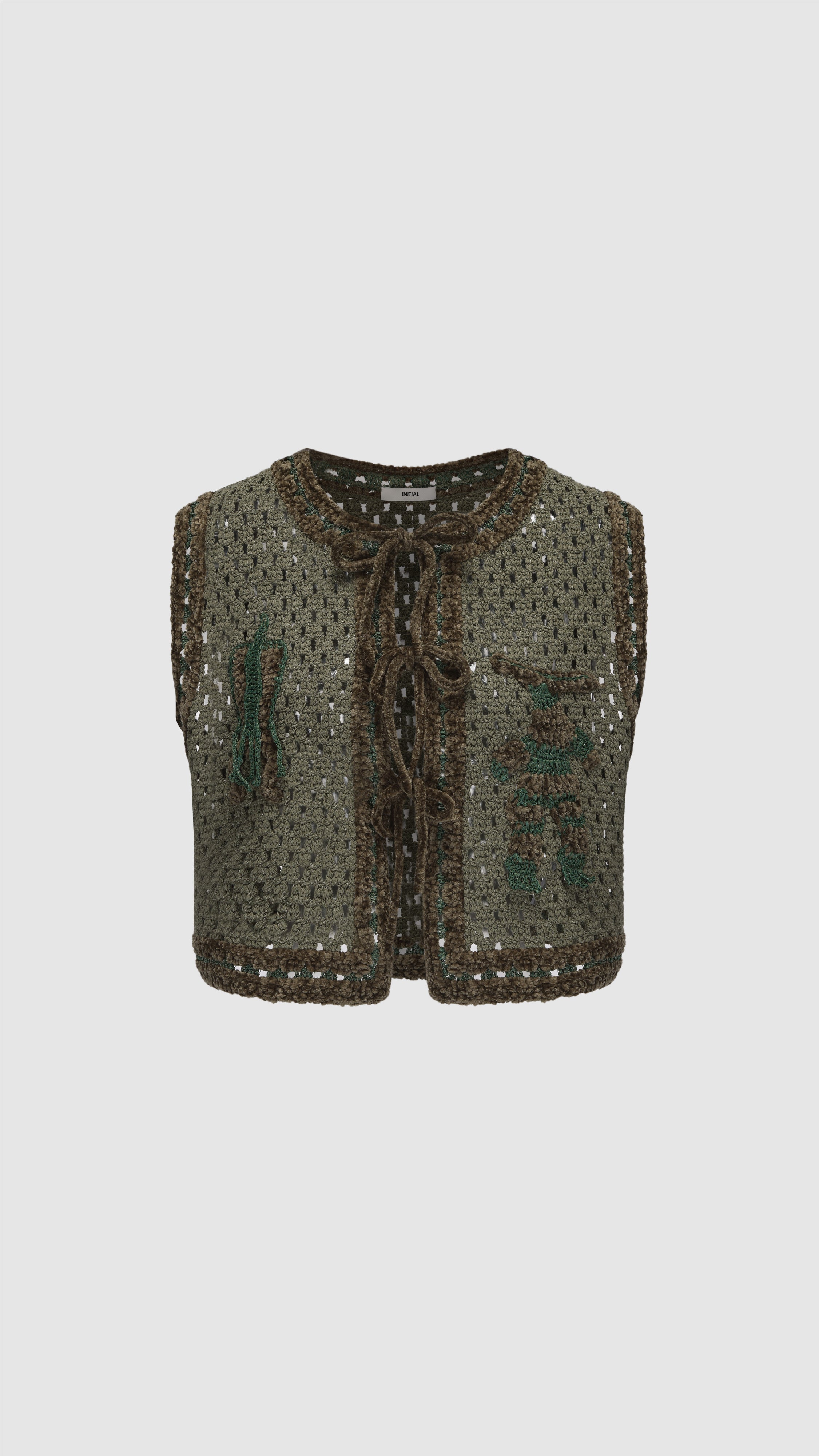 Selk'Nam Graphic Crochet Vest for Women - Stylish Handmade Knit Sweater Vest - Boho Chic Fashion Top for Fall & Winter - Perfect for Layering, Casual Outfits, and Festival Wear