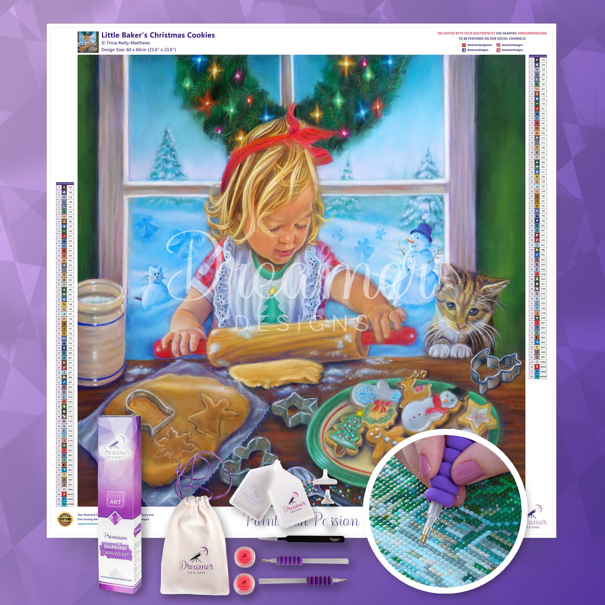 Little Baker's Christmas Cookies - Fun Holiday Baking Kit for Kids, Perfect for Family Christmas Activities & DIY Cookie Decorating