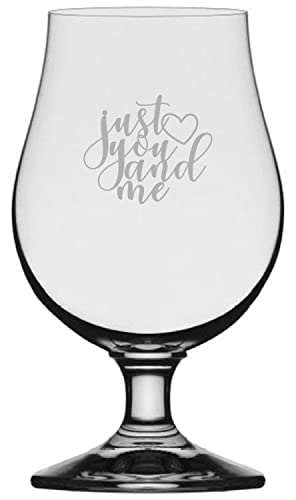 Valentine's Day Beer Glass - 13.25oz Iona Glass with Love Quotes for Couples