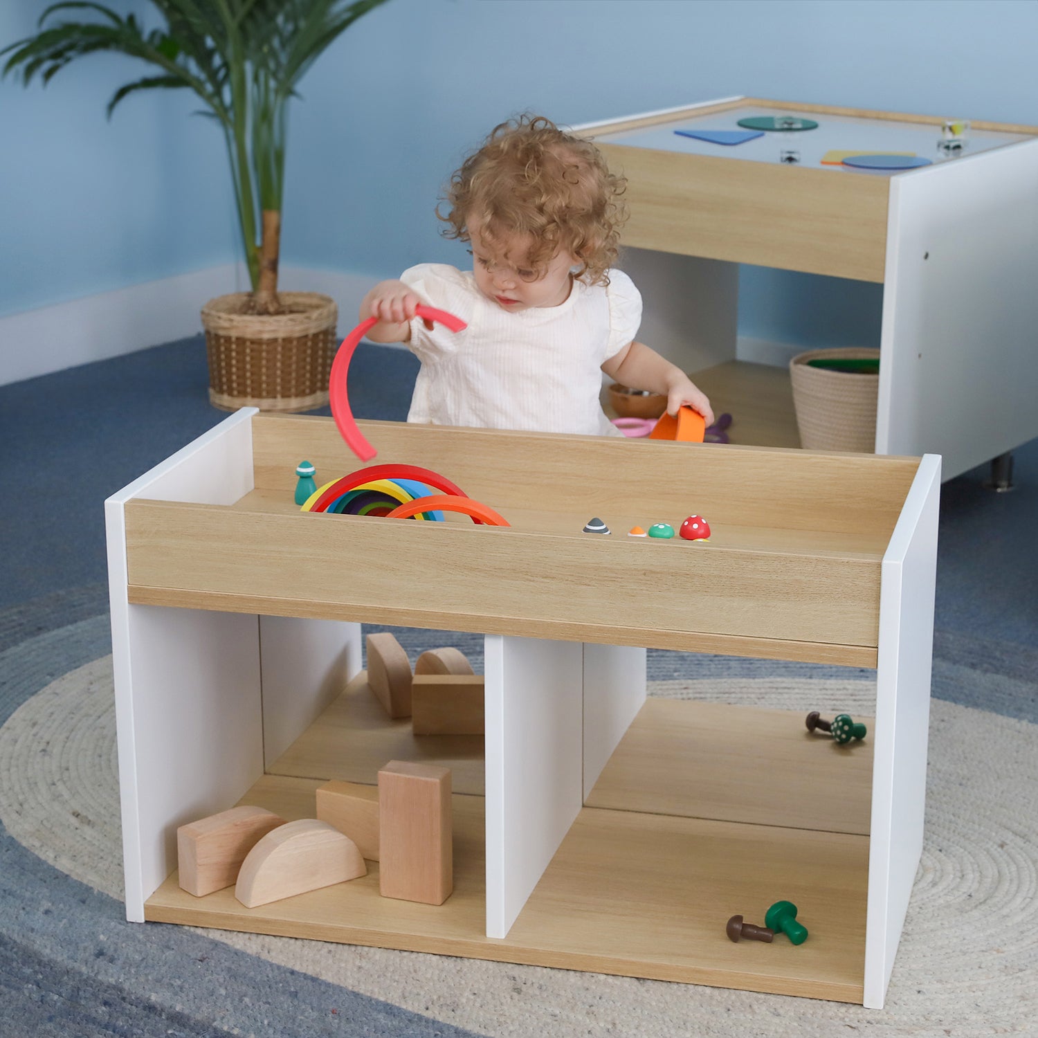 Elevated™ I See Me Toddler Mirror Cabinet WB1967 - Safe & Fun Self-Discovery Mirror for Kids' Bedroom & Playroom Decor
