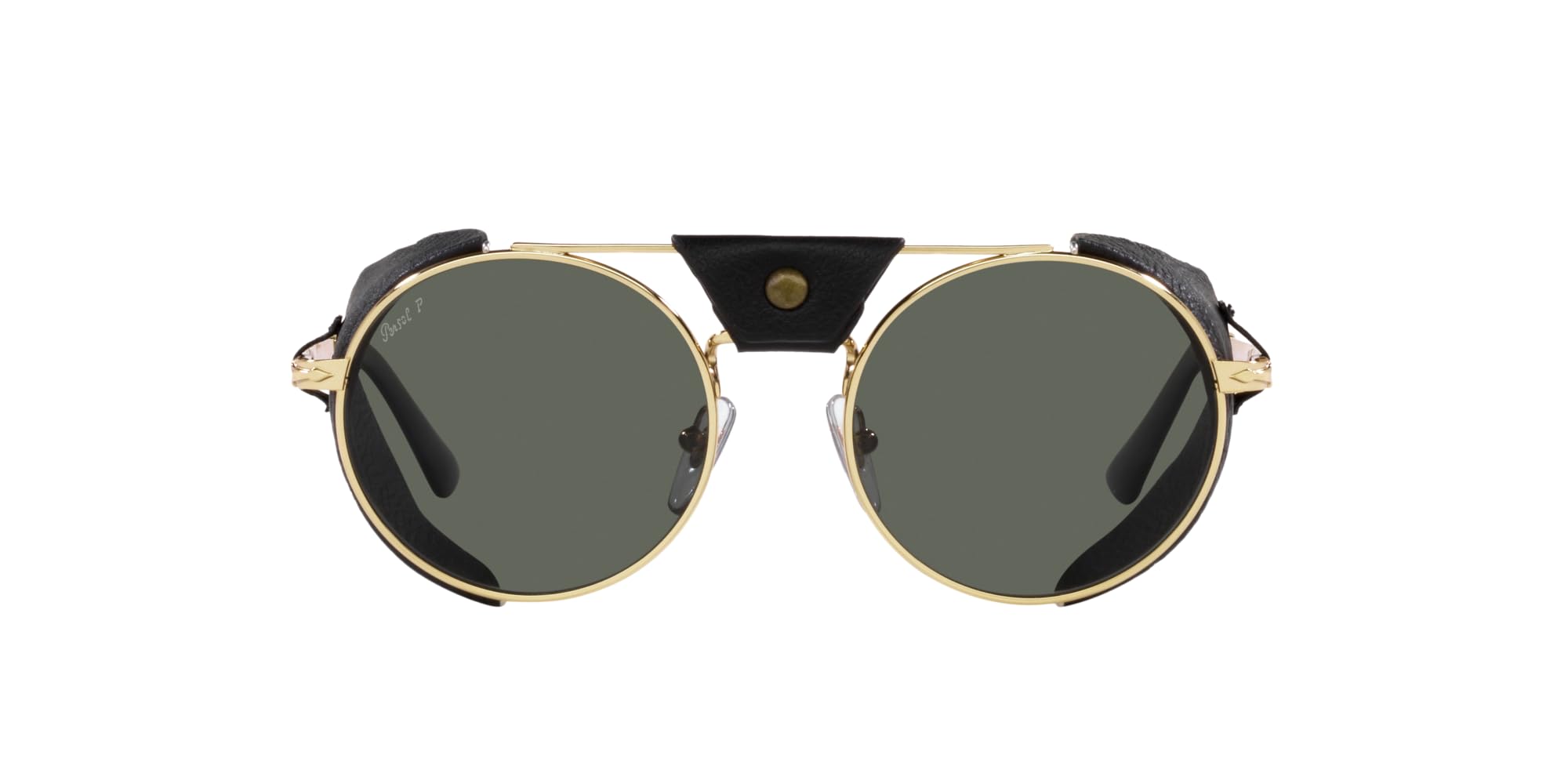 Persol PO2496SZ Round Polarized Sunglasses for Men & Women - UV Protection, Classic Vintage Style - Perfect for Driving, Travel & Outdoor Activities