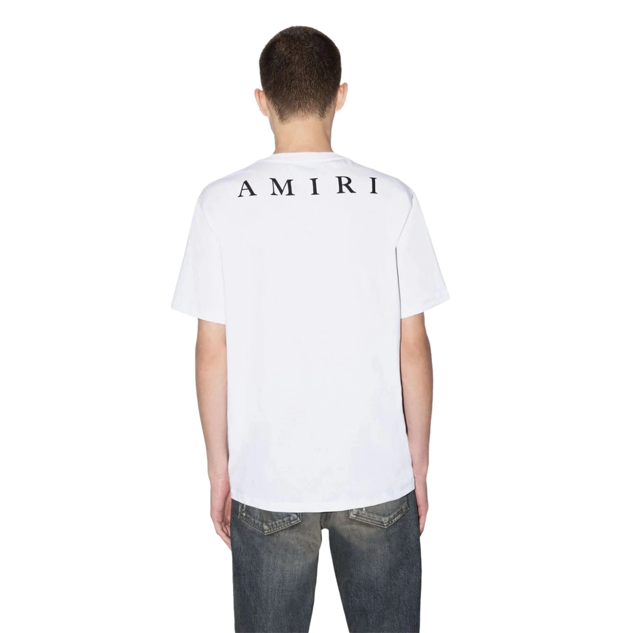 Amiri MA Pocket White T-Shirt for Men - Stylish Casual Cotton Tee for Everyday Wear & Street Fashion