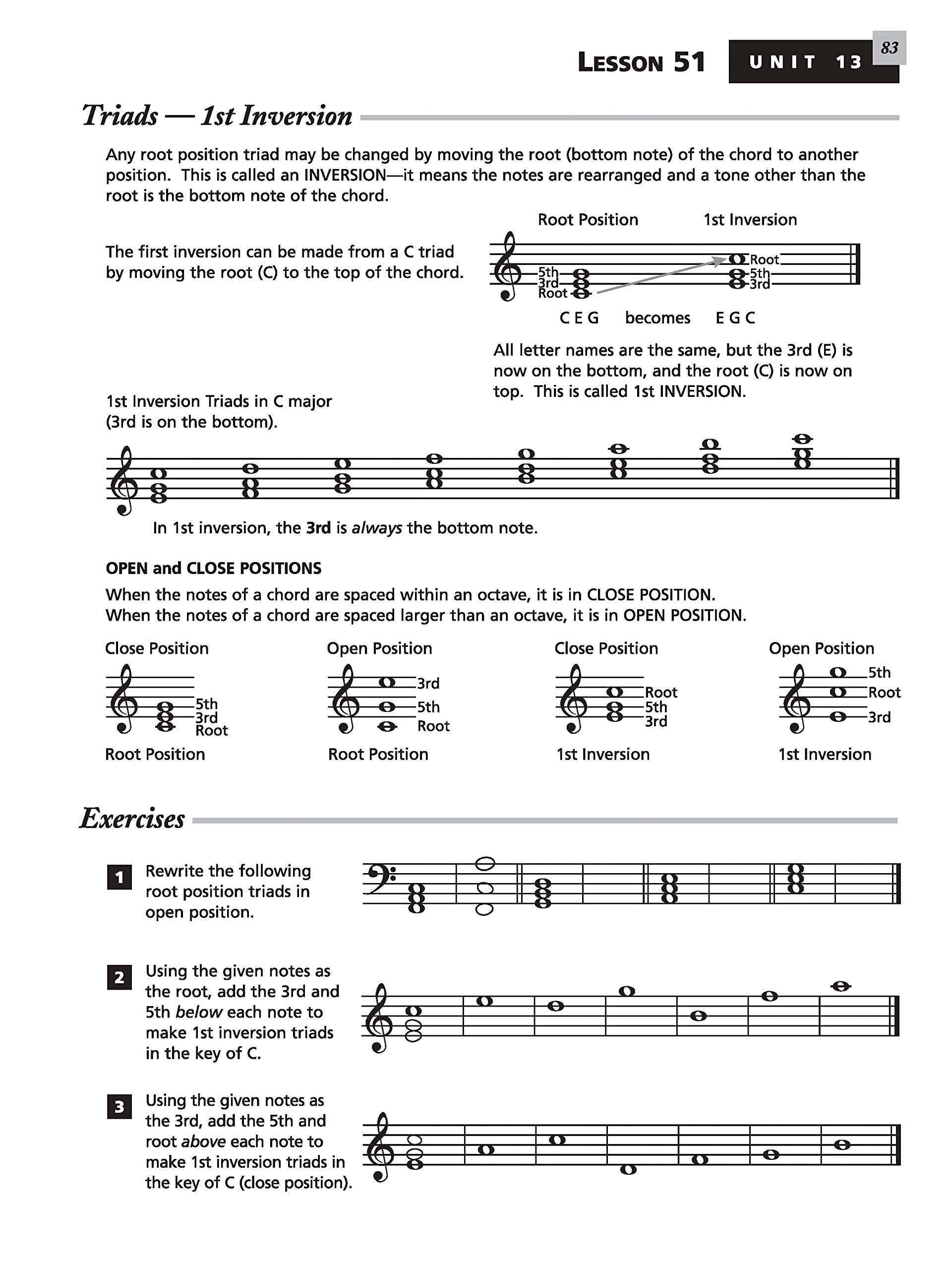 Alfred's Essentials of Music Theory Book 3 - Complete Music Theory Guide for Piano, Guitar & Vocal Students - Perfect for Home Practice, Music Classes & Self-Study