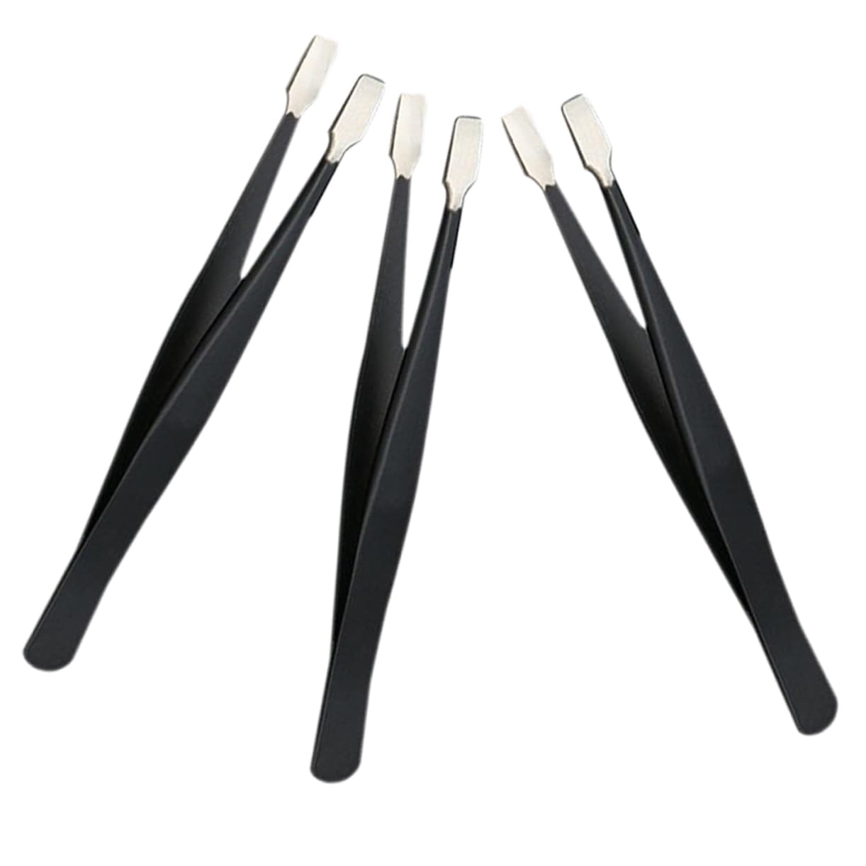 Premium Stainless Steel Eyelash Tweezers - Professional False Eyelash Applicator with Easy-Clean Design for Perfect Lash Extensions & Makeup Application | Ideal for Salon, Home Use & Travel Beauty Kit