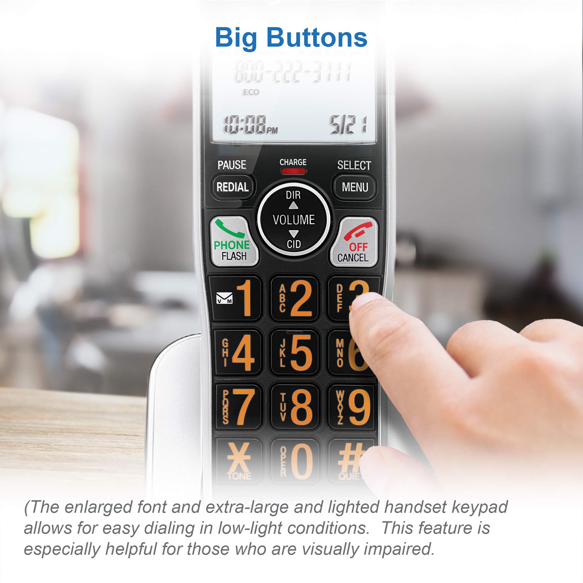 AT&T BL102-2S 2-Handset Cordless Phone with Digital Answering System, 2