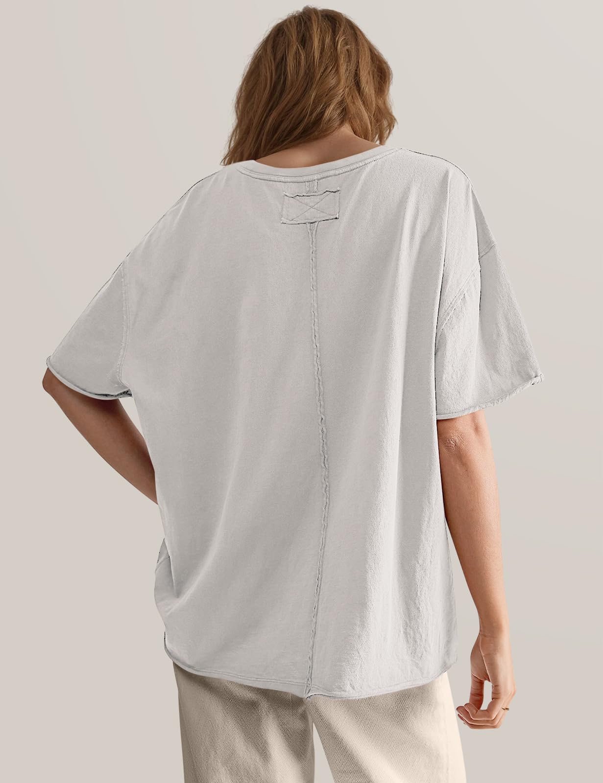 TARSE Oversized T-Shirts for Women - Loose Fit Summer Tunic Tops, Soft Cotton Short Sleeve Boxy Tee - Casual Wear, Beach Outfits & Everyday Comfort (2024 Collection)