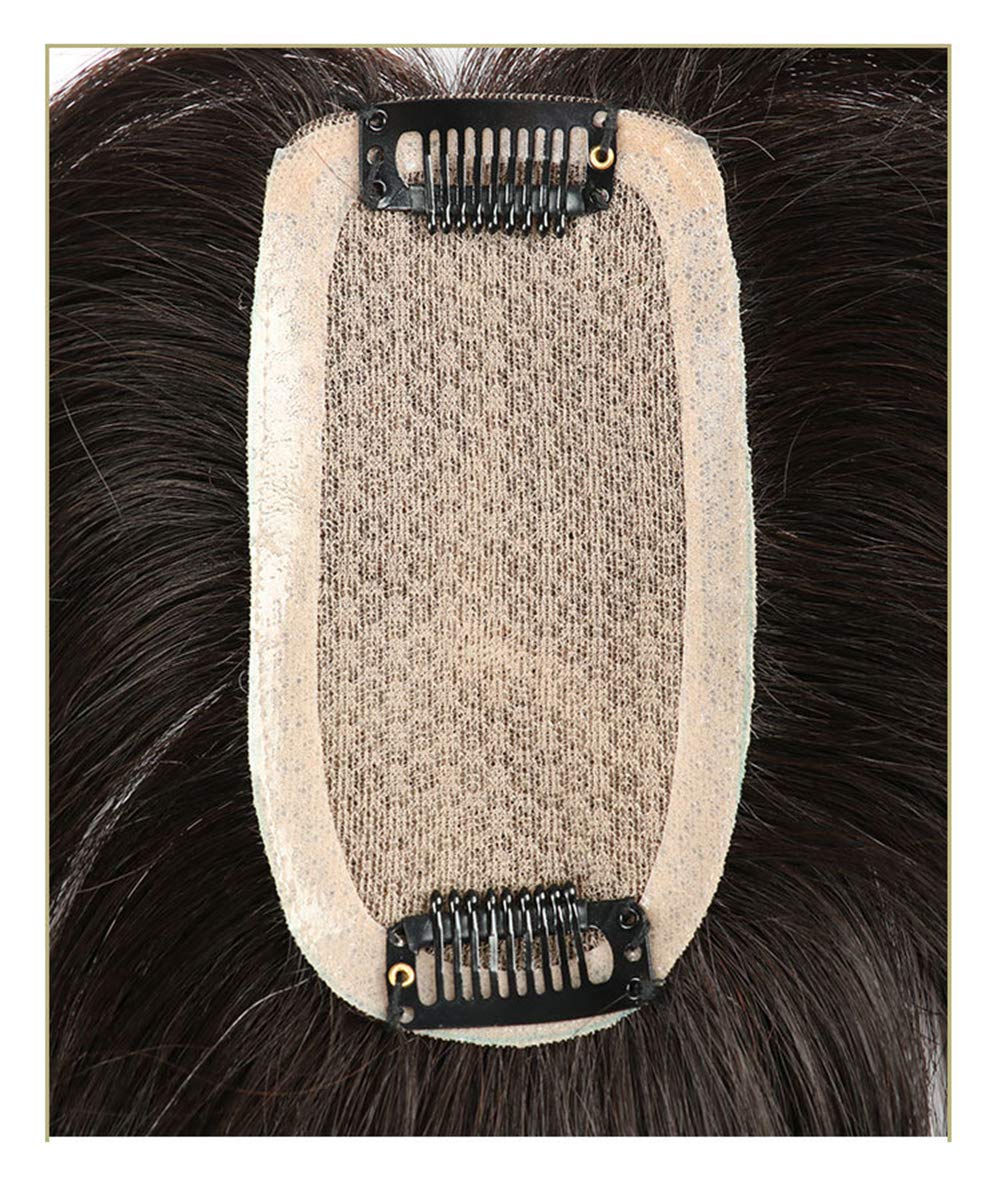 Human Hair Toppers for Women with 2 Clips - 2.4