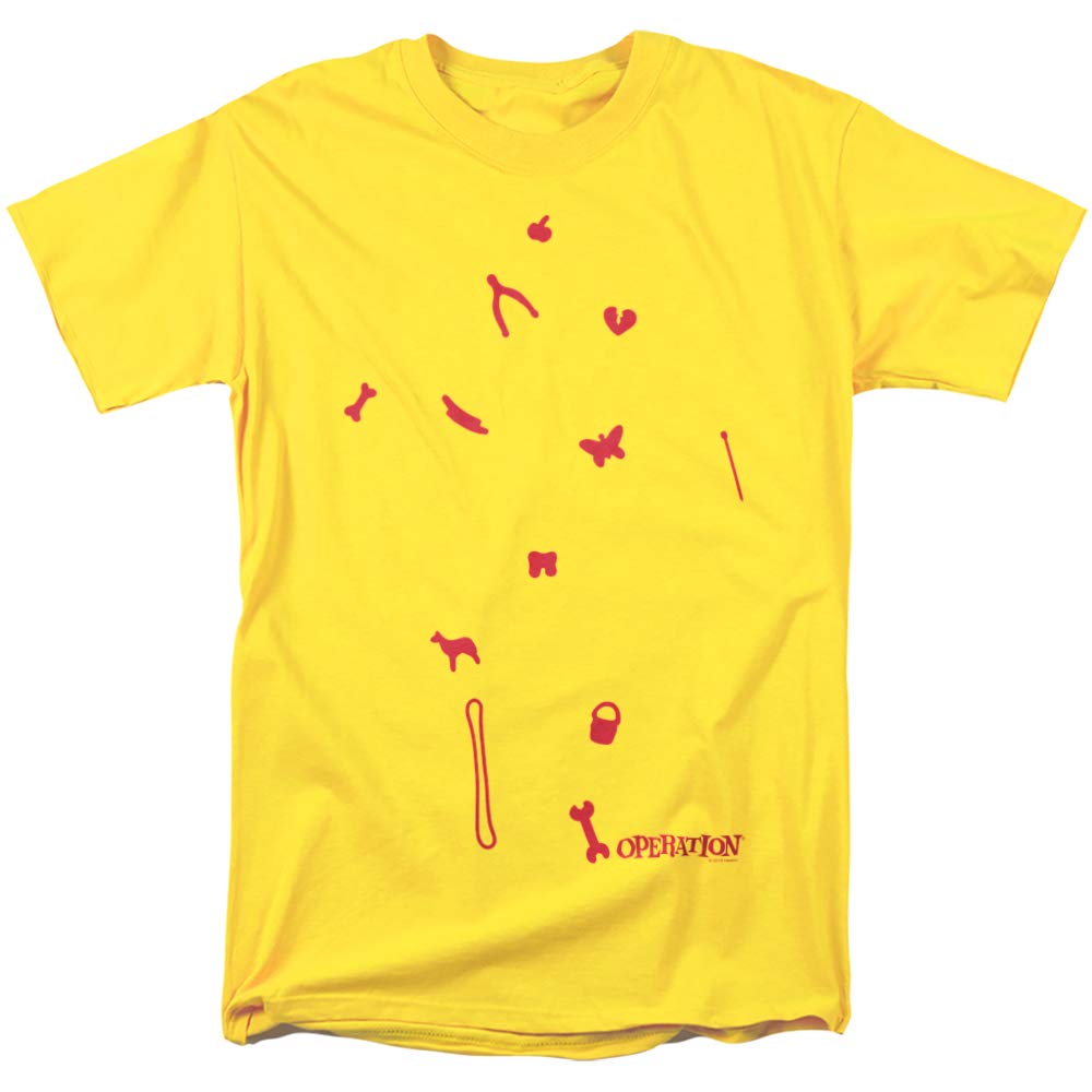 Unisex Adult Operation Parts Graphic T-Shirt for Men & Women - Casual Wear, Gifts, and Everyday Outfits