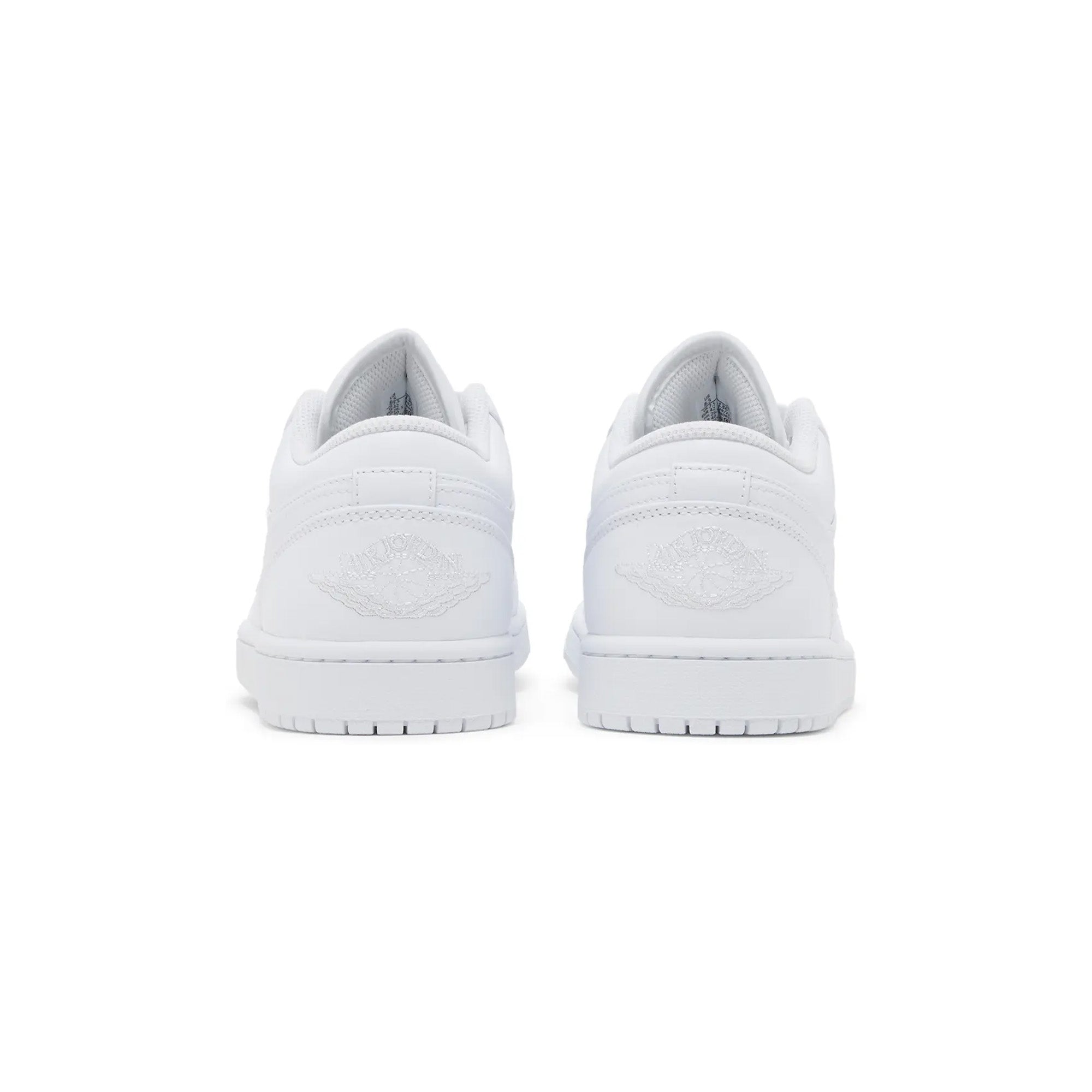 Air Jordan 1 Low 'Triple White' Women's Sneakers (2021) - White Leather Casual Shoes for Women - Perfect for Streetwear, Gym & Everyday Fashion