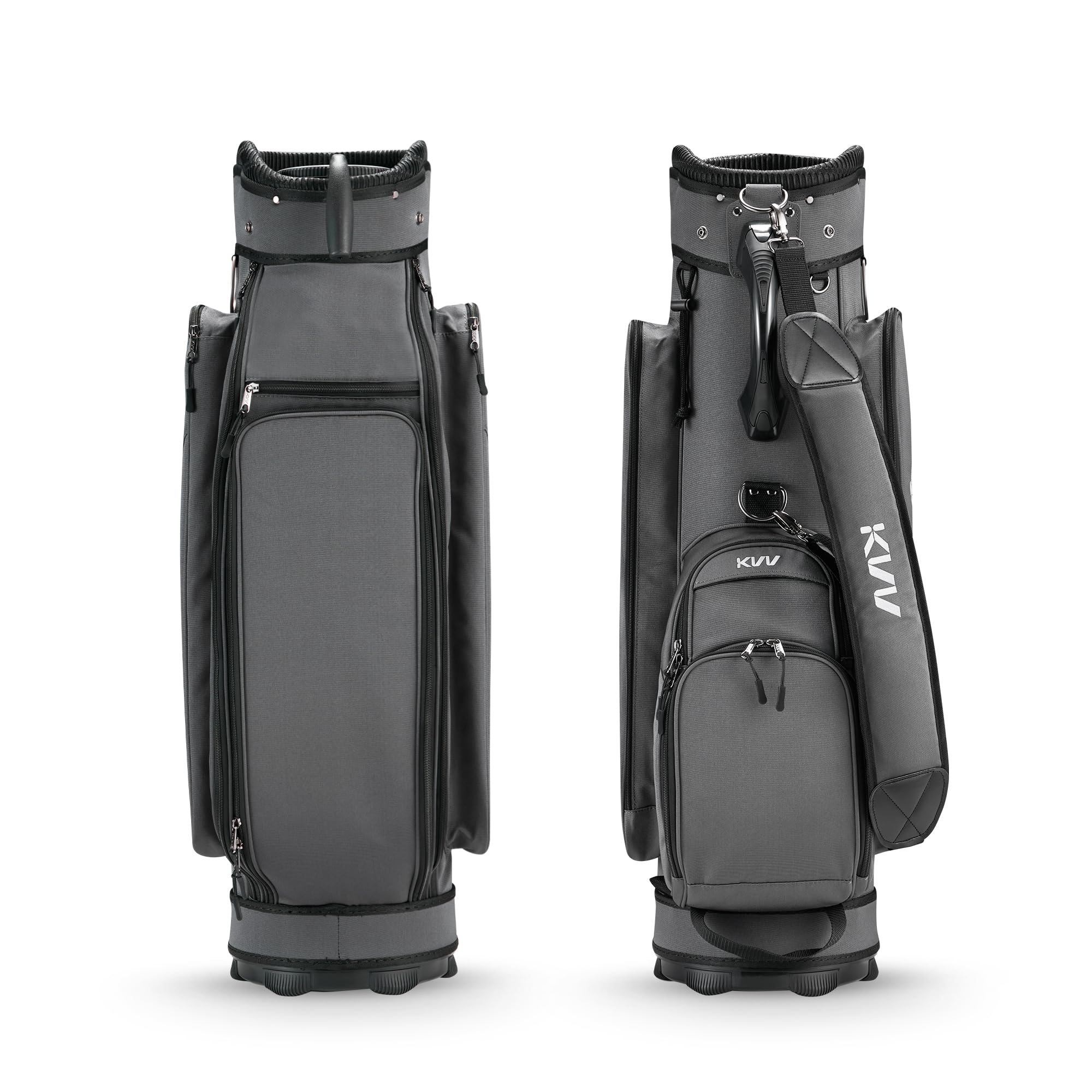 KVV 2-in-1 Golf Cart Bag with Detachable Full Size Stand - Premium Golf Carry Bag for Men - Perfect for Course Play & Driving Range Practice