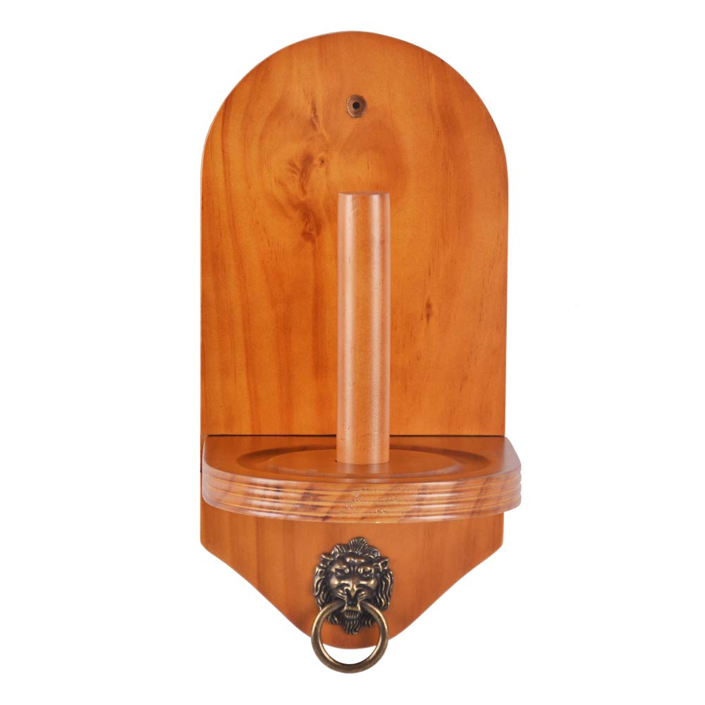 Wall Mounted Wooden Cone Chalk Holder for Billiards & Pool Tables - Perfect for Home Game Rooms, Bars, and Pool Halls